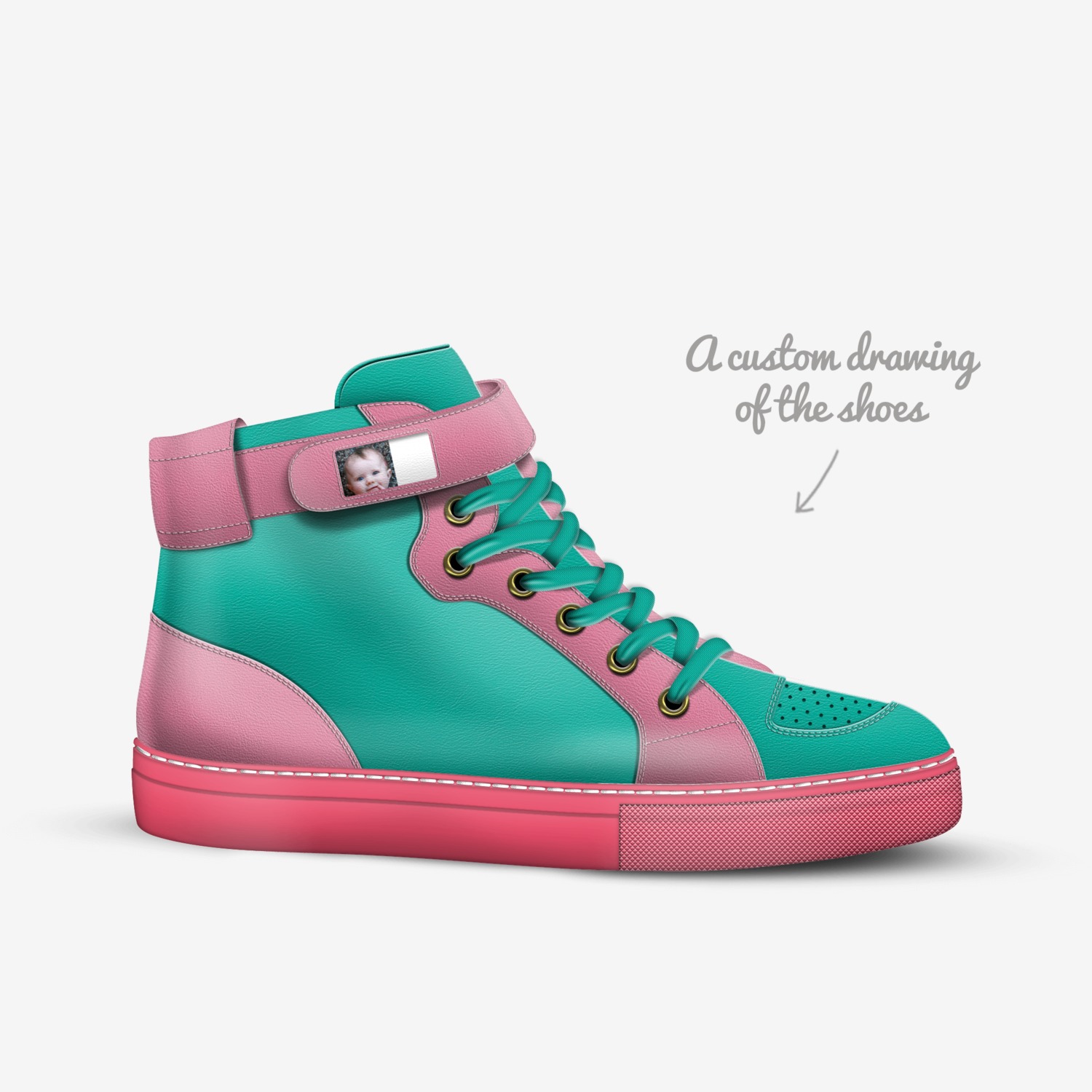 Bridget custom made in Italy shoes by Bridget Skennion | Sketch view
