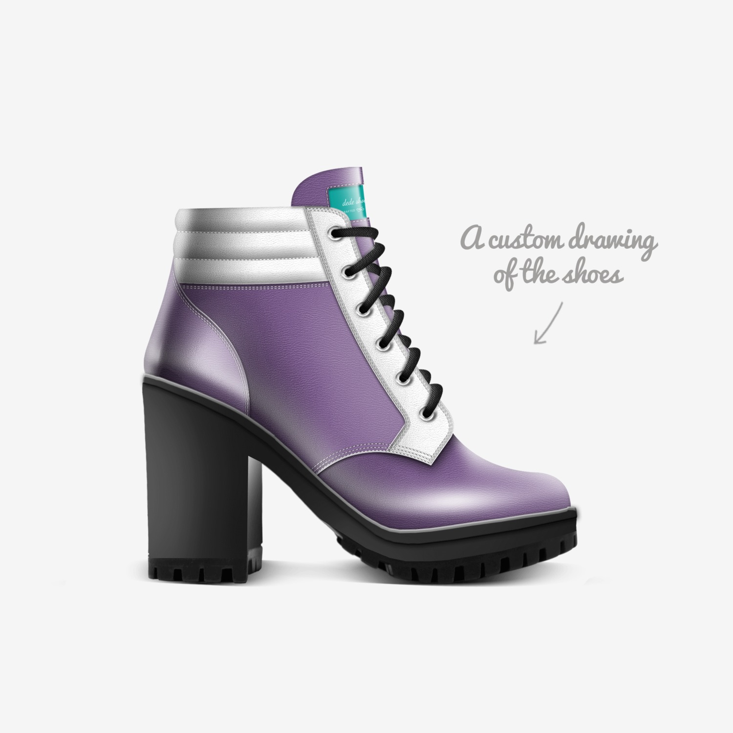 dede shoeline custom made in Italy shoes by Dedjones | Sketch view