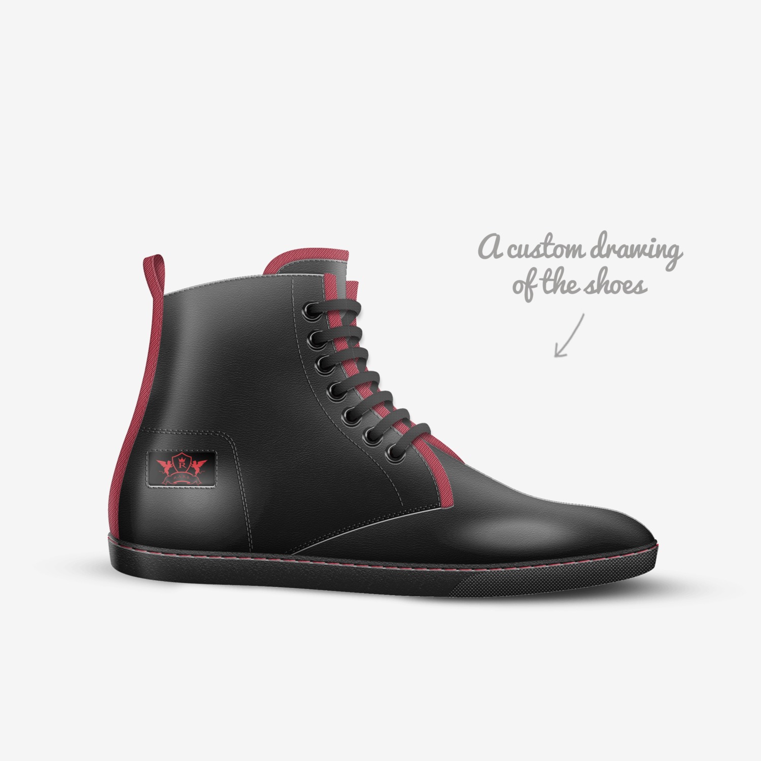 KNIGHT RIDER custom made in Italy shoes by John A. Annan | Sketch view