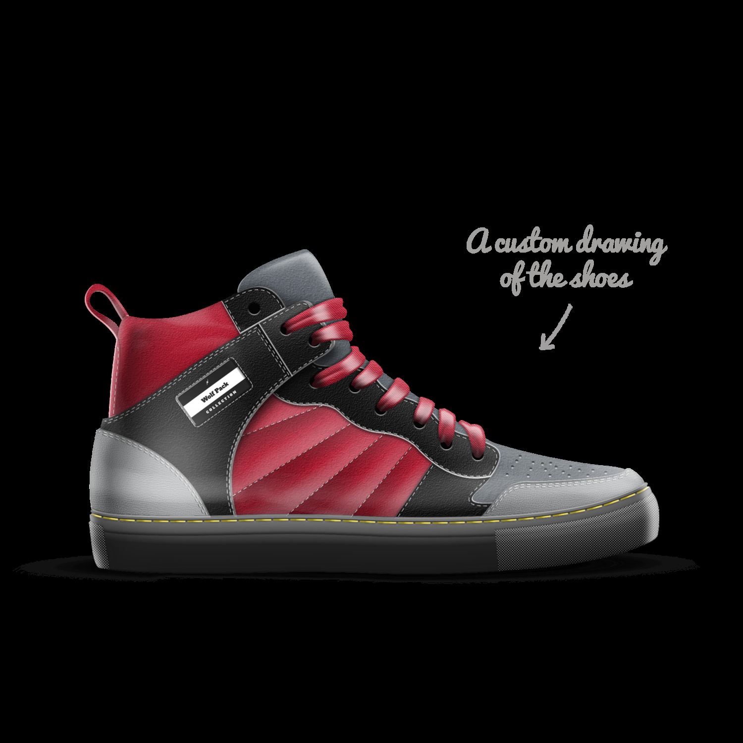 Wolf Pack A Custom Shoe concept by Bob Marley