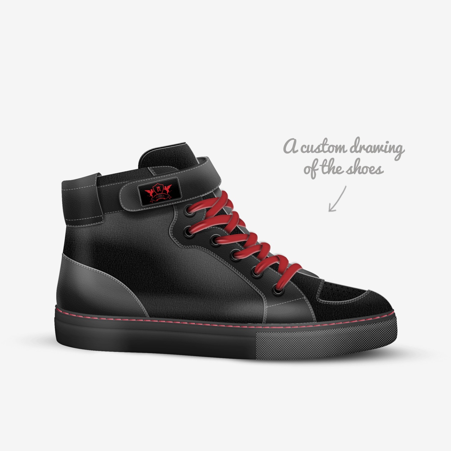 ALERT custom made in Italy shoes by John A. Annan | Sketch view
