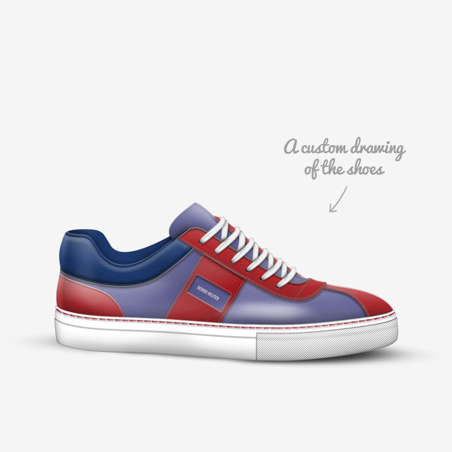 bernd reuter custom made in Italy shoes by Bella Bella | Sketch view