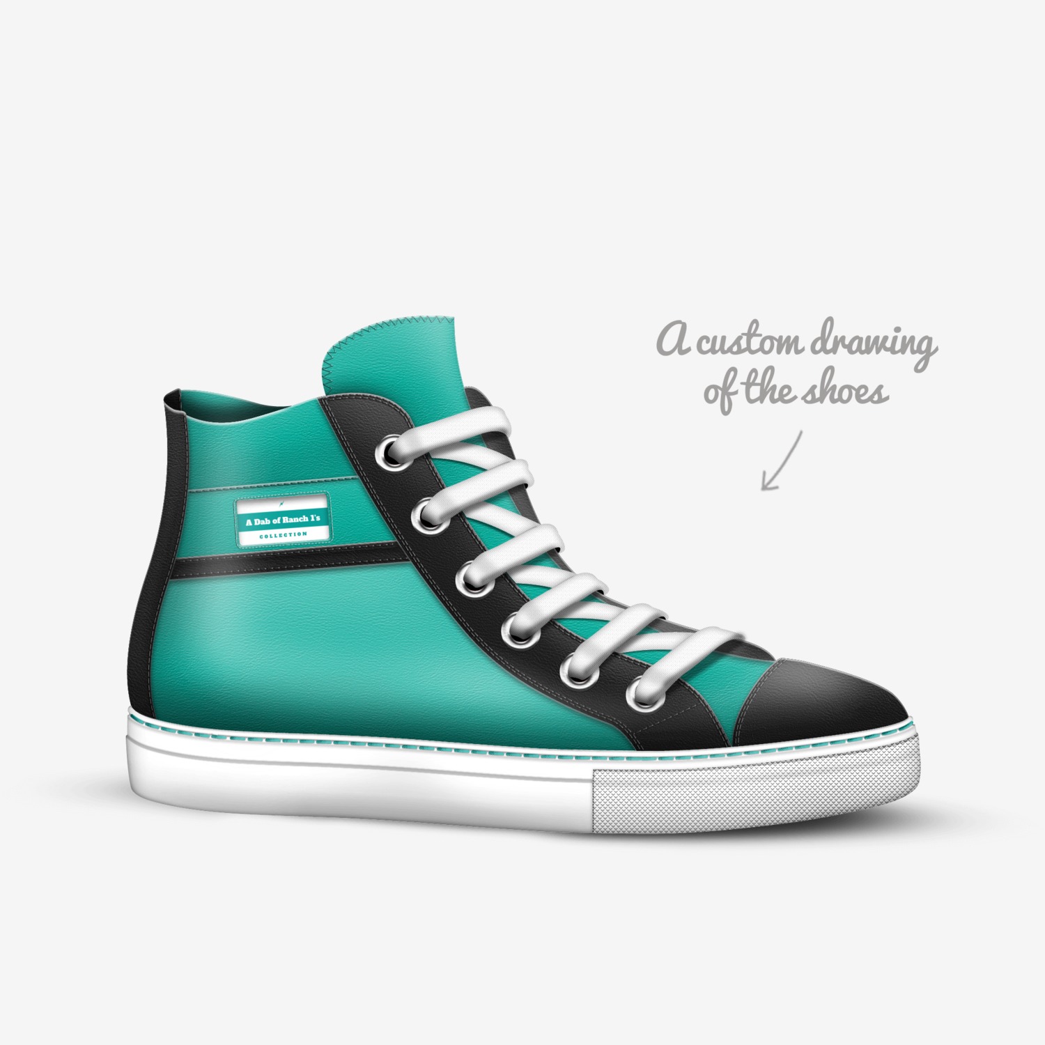 A Dab of Ranch 1's custom made in Italy shoes by Shjayvion | Sketch view