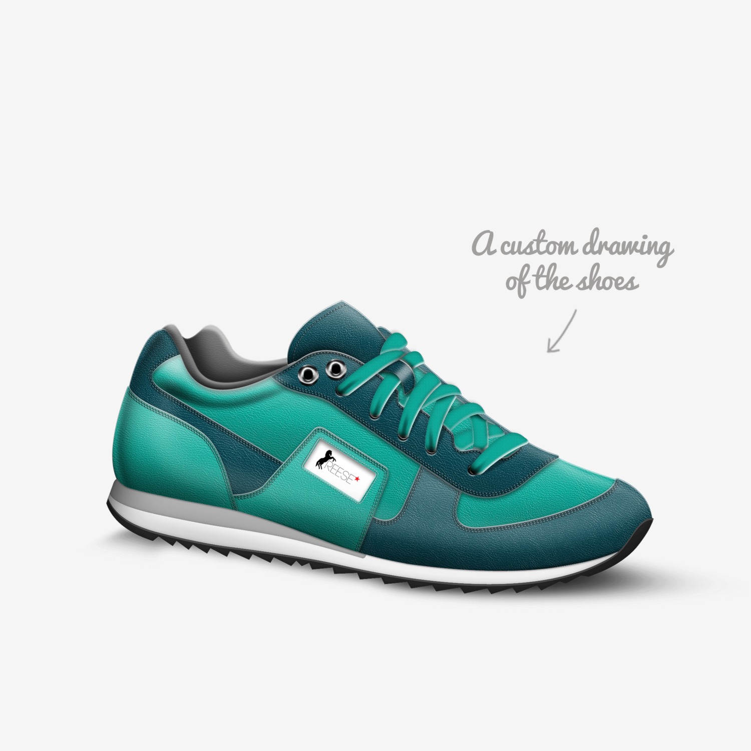 CORSA custom made in Italy shoes by Maurice Joway | Sketch view