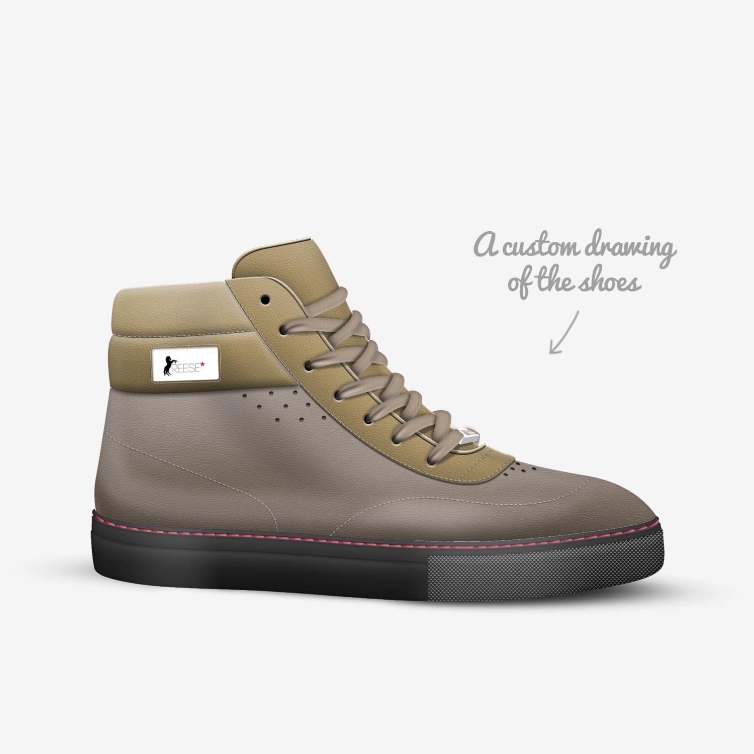 STITCH custom made in Italy shoes by Maurice Joway | Sketch view
