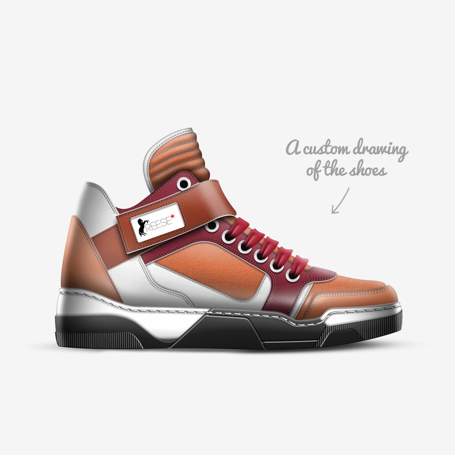 The Stella pro custom made in Italy shoes by Maurice Joway | Sketch view