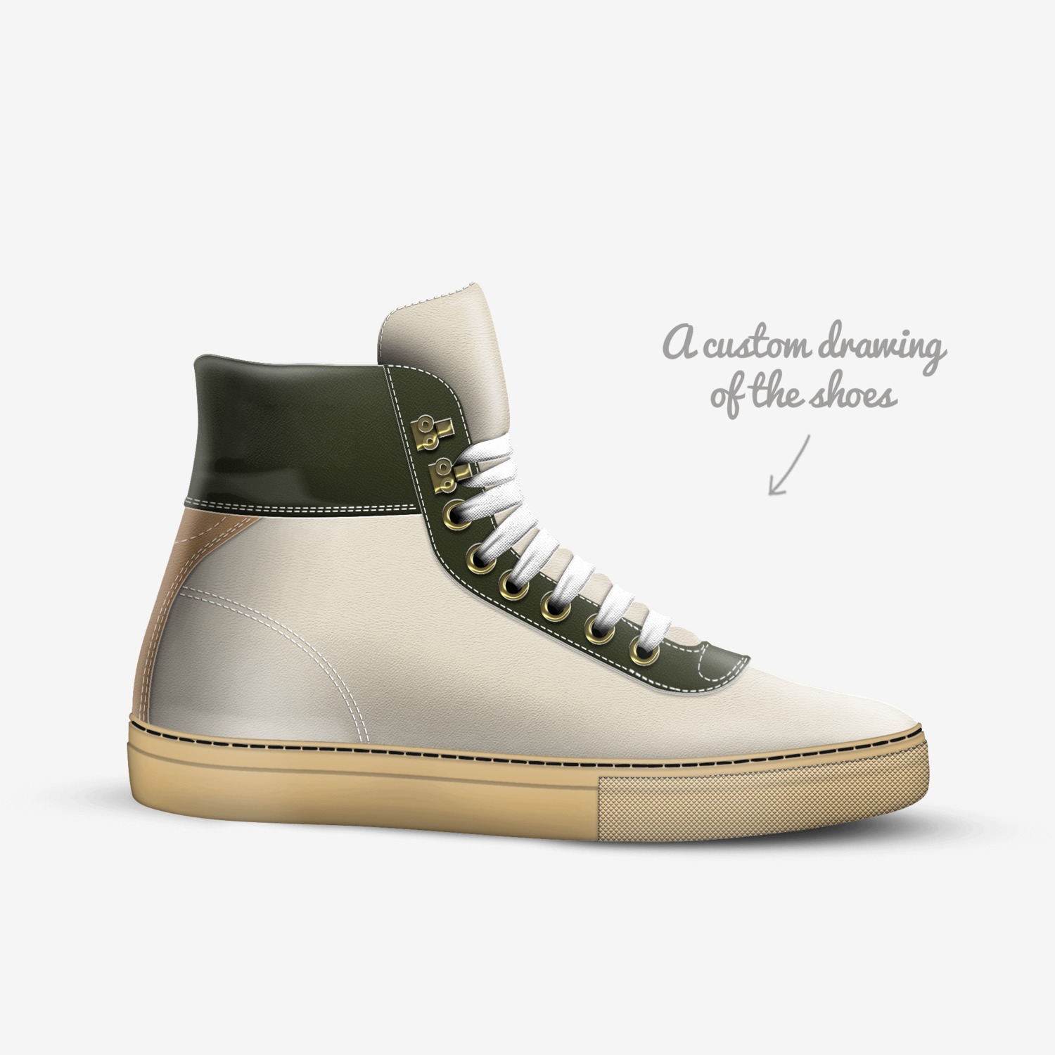 Hhhhhhhhhh custom made in Italy shoes by Kvn Elvn | Sketch view
