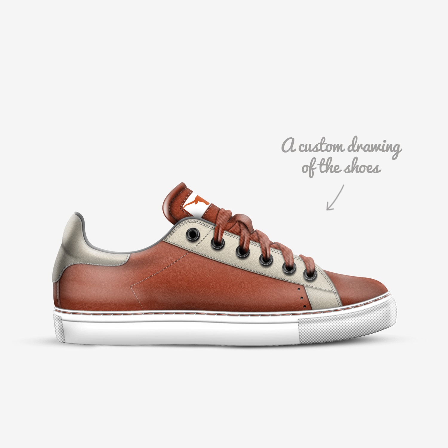 magoo longhorn low custom made in Italy shoes by Joy Lynn Fields | Sketch view