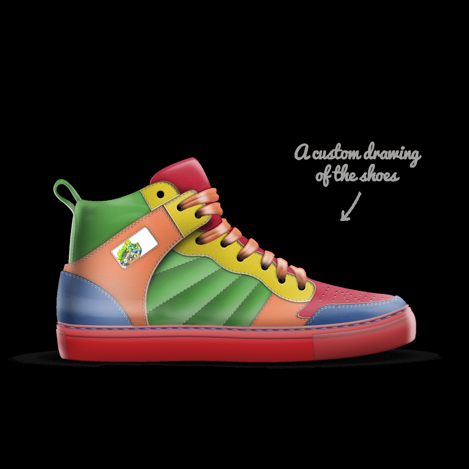 Custom sales mario shoes