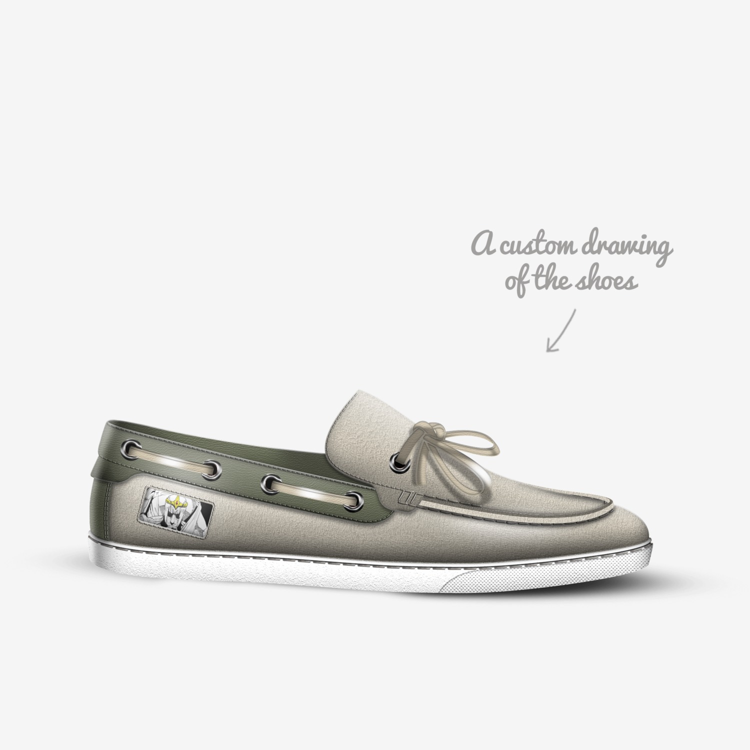 Cede the Throne custom made in Italy shoes by Vincent Gates | Sketch view