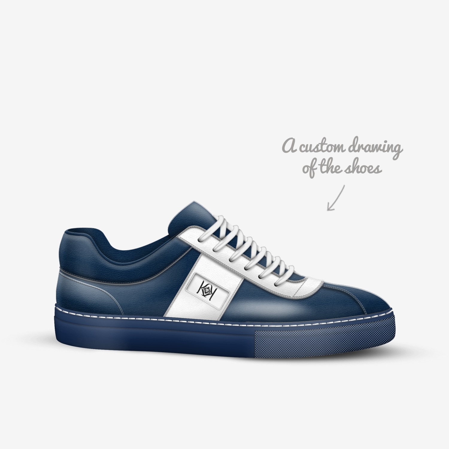 Kevin Kirksey custom made in Italy shoes by Kevin Kirksey | Sketch view