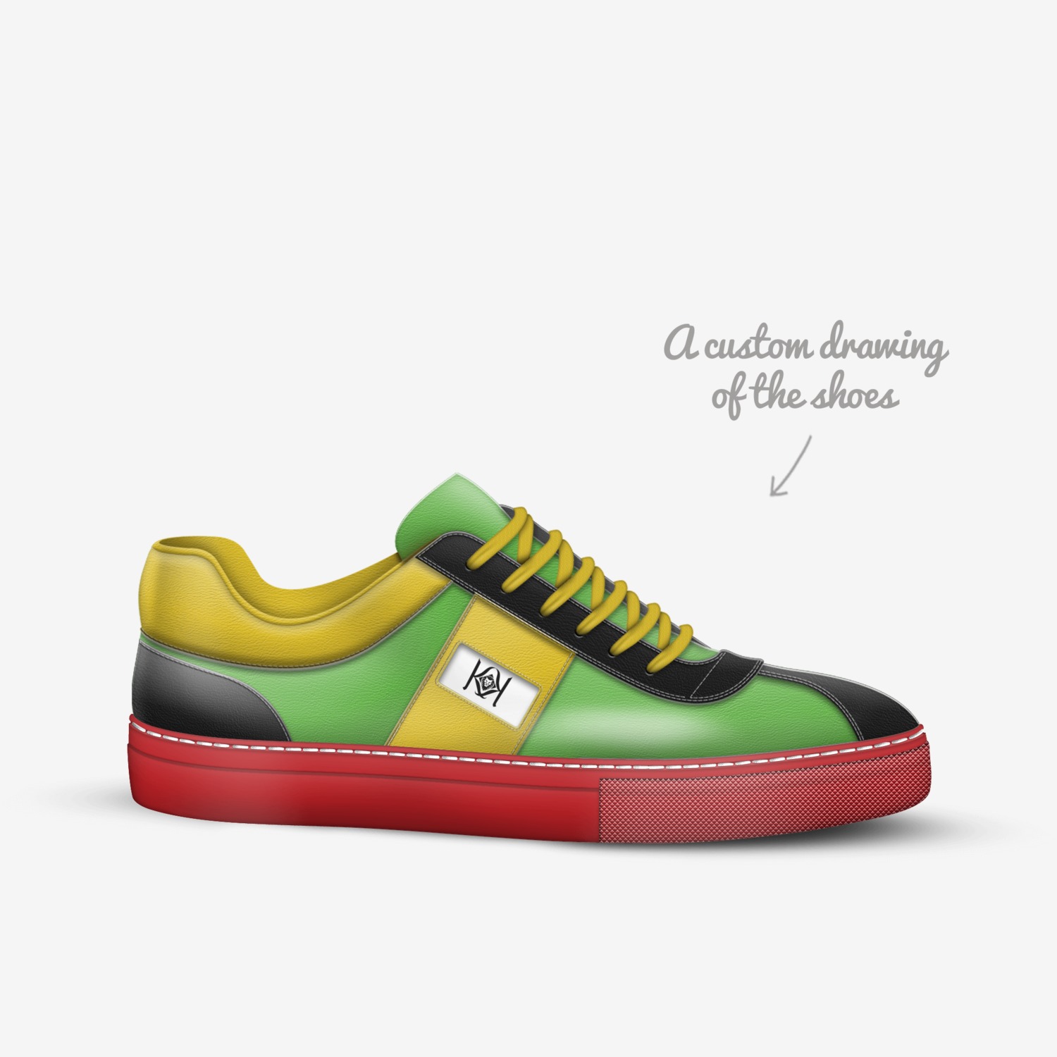Kevin Kirksey custom made in Italy shoes by Kevin Kirksey | Sketch view