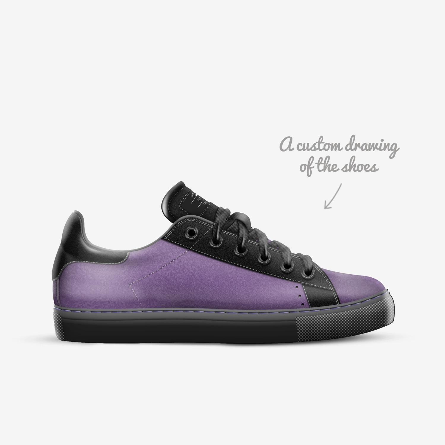 NAM'S custom made in Italy shoes by Noel Menendez | Sketch view