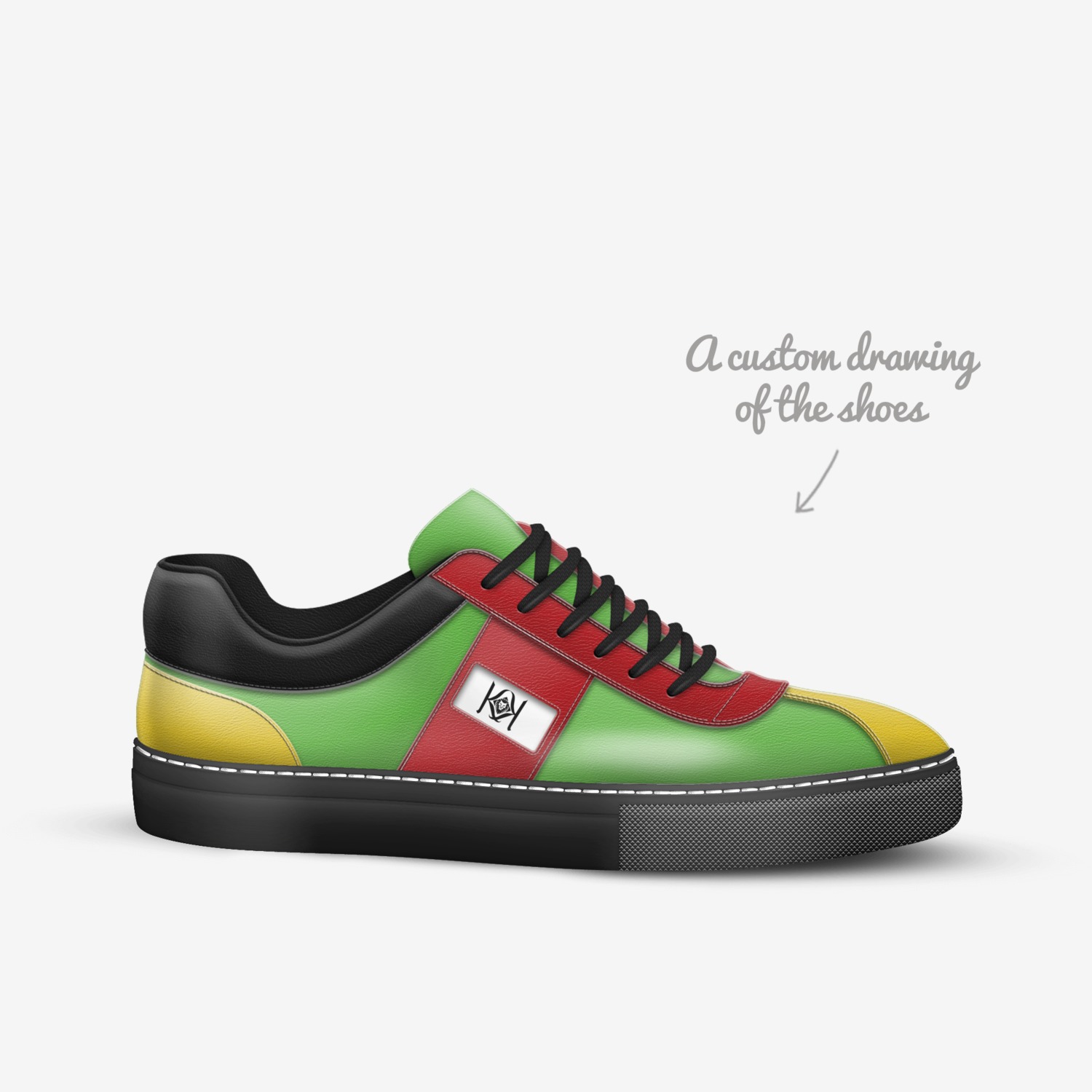 Kevin Kirksey custom made in Italy shoes by Kevin Kirksey | Sketch view