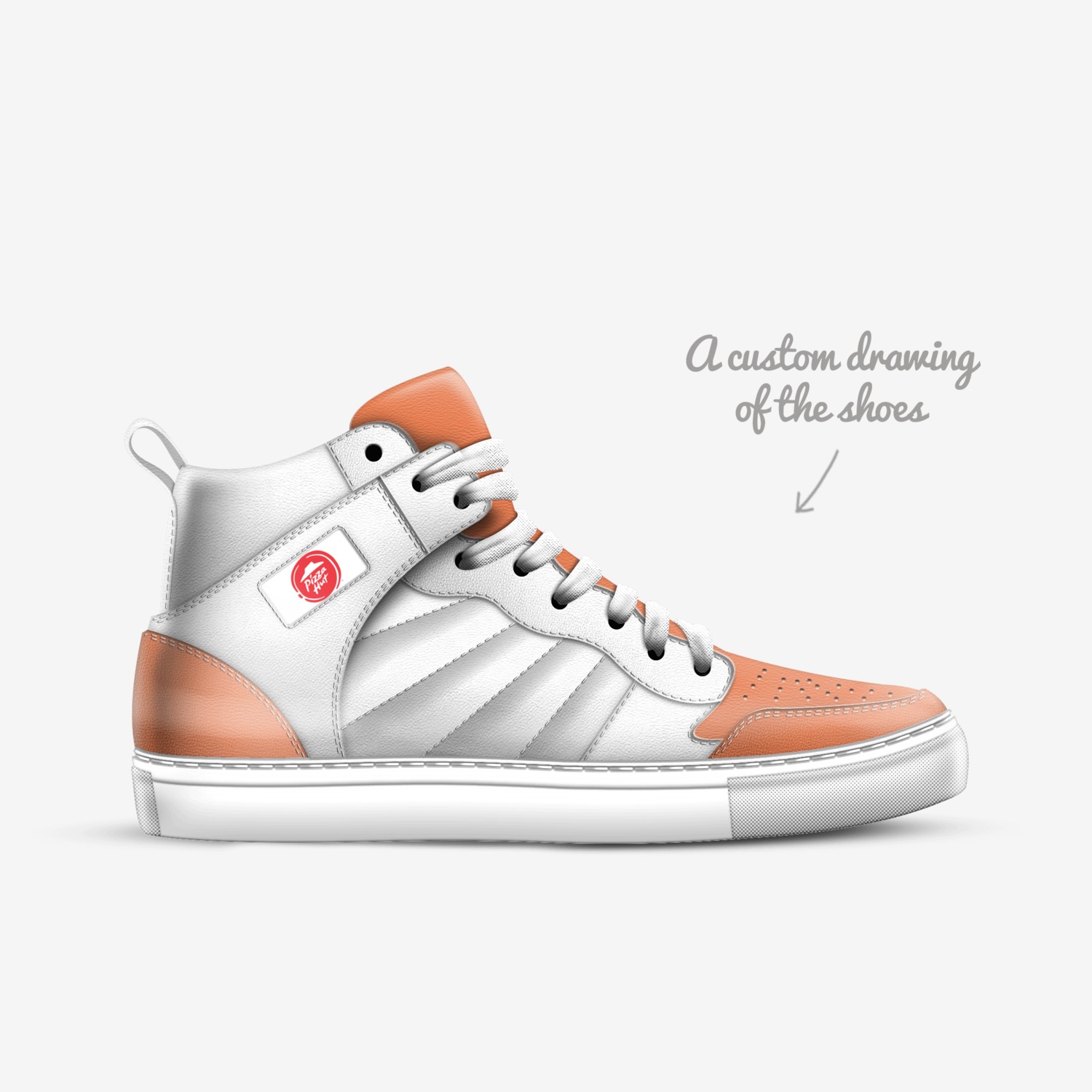 heb custom made in Italy shoes by Nic | Sketch view