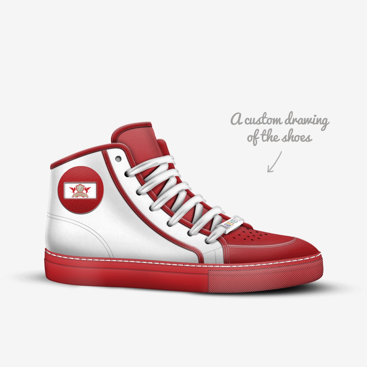 BLAST custom made in Italy shoes by John A. Annan | Sketch view