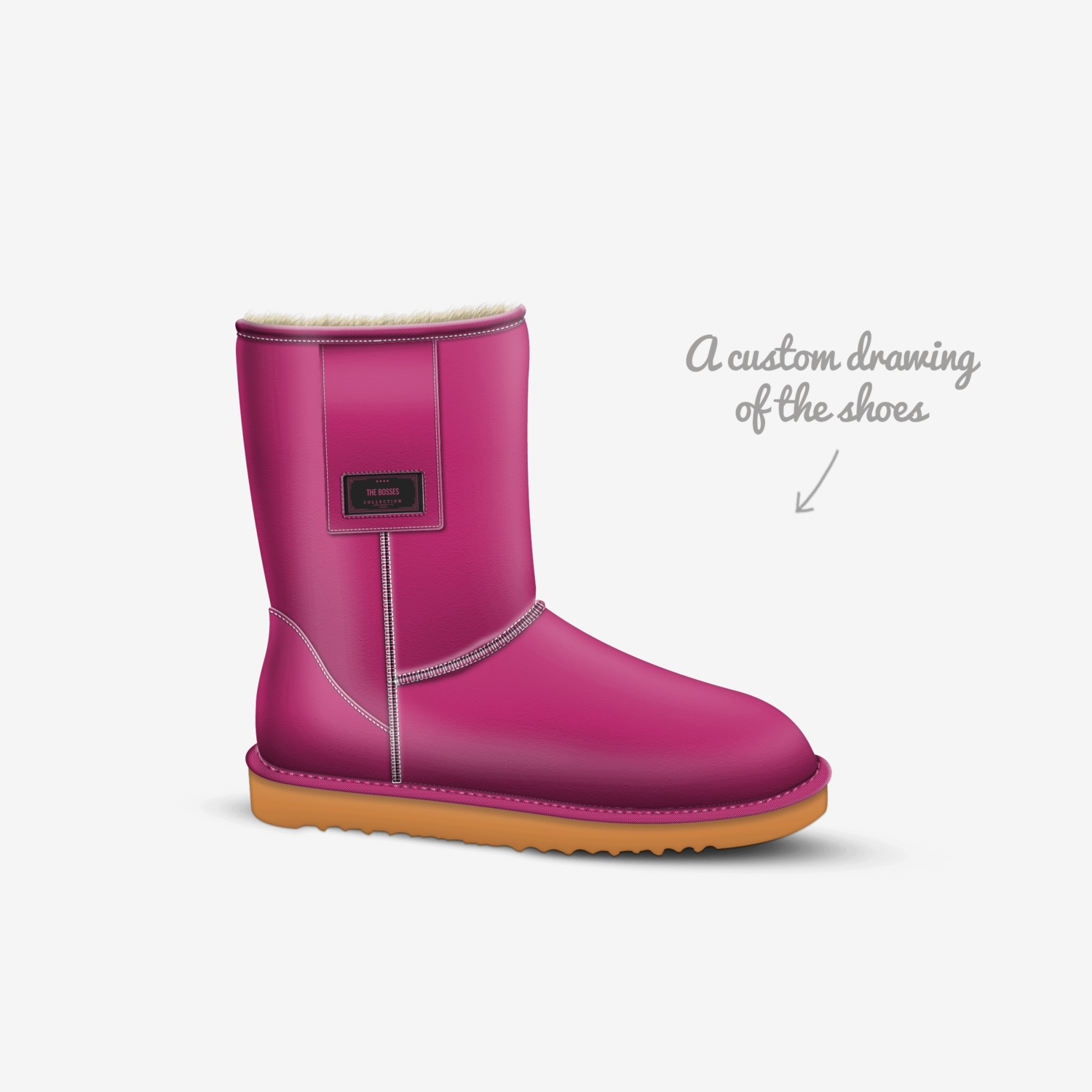 ] custom made in Italy shoes by Kiara | Sketch view