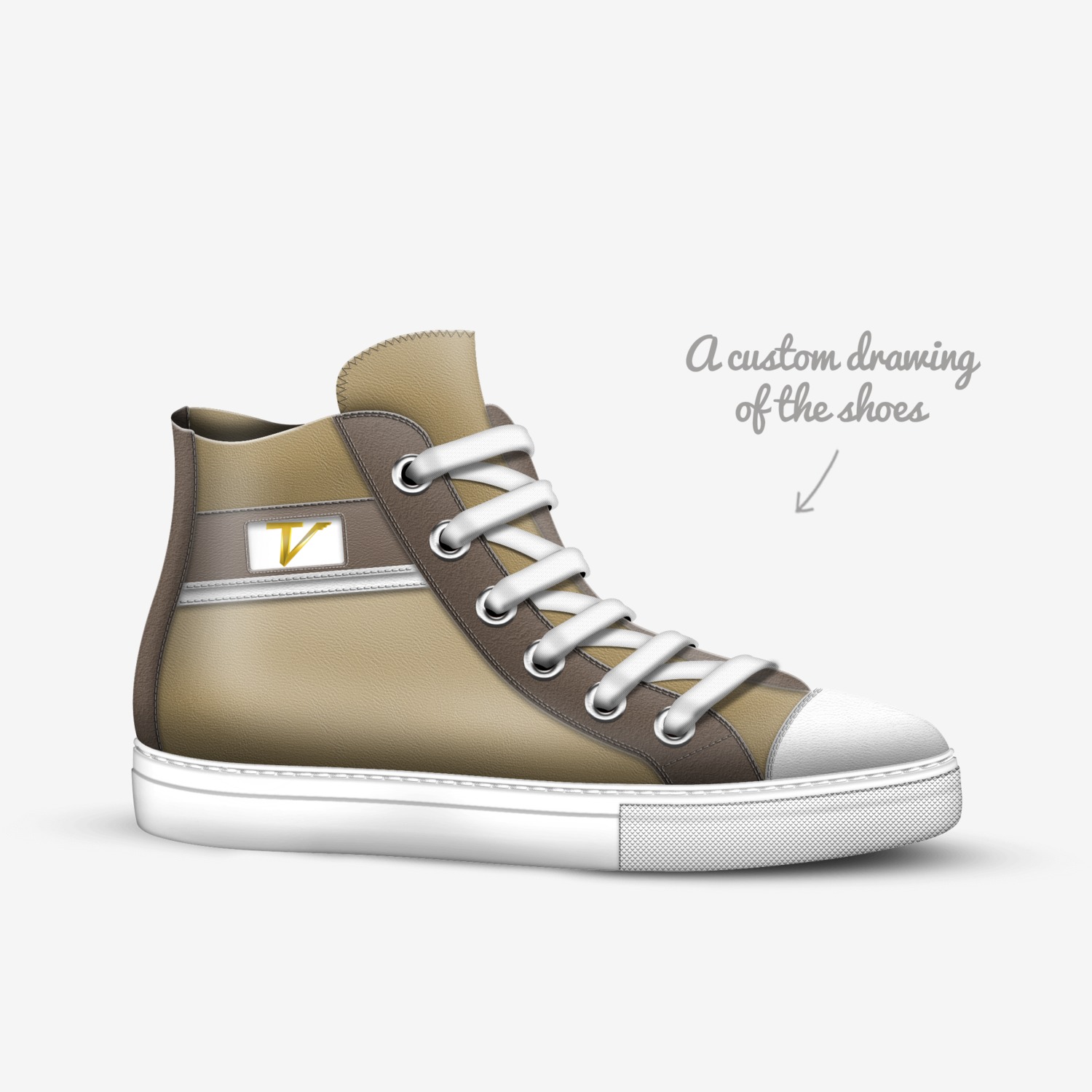 Te Veo Cty Prk  custom made in Italy shoes by Lamont Sanders | Sketch view