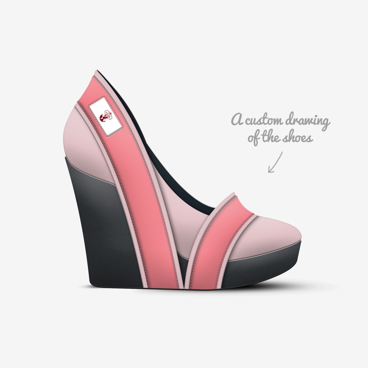 BWR Brand-M5 custom made in Italy shoes by Battleworldradio Store | Sketch view