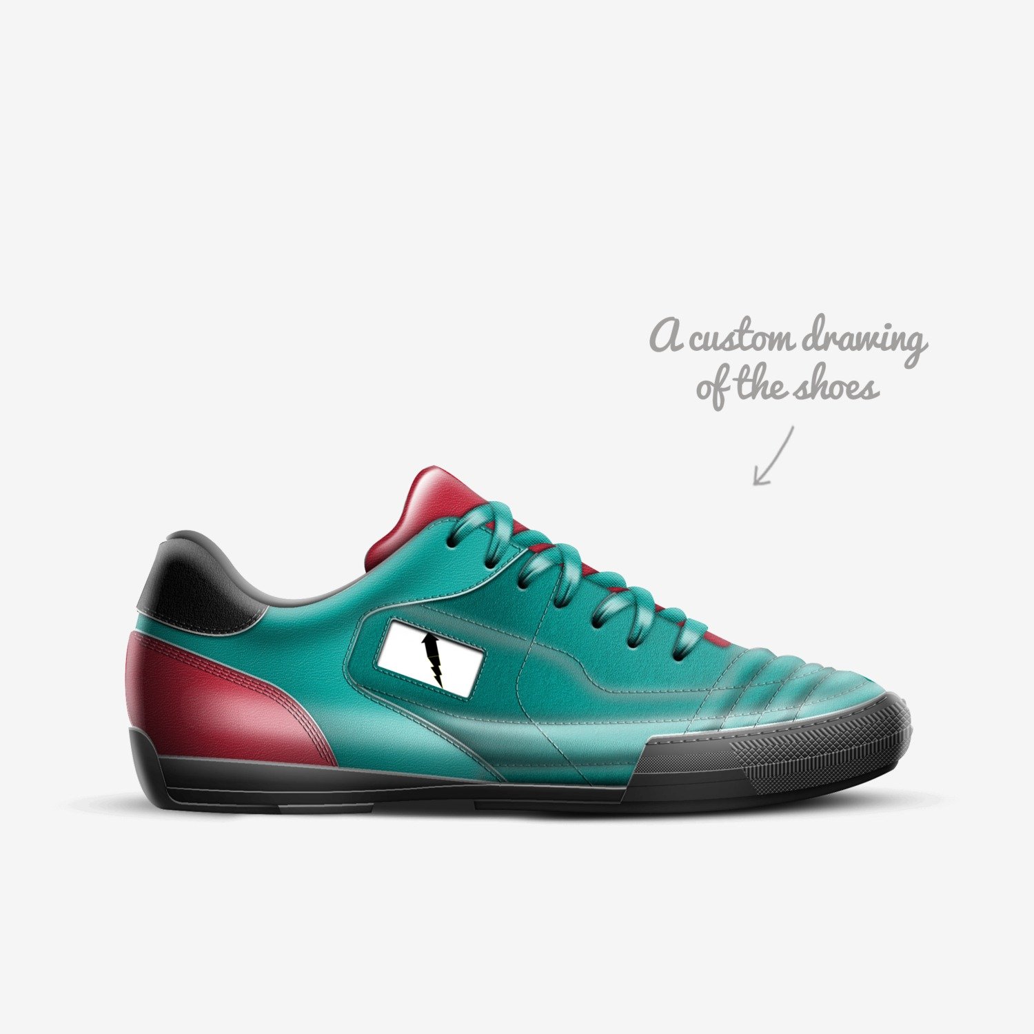 Russ custom made in Italy shoes by Robert Lewis | Sketch view