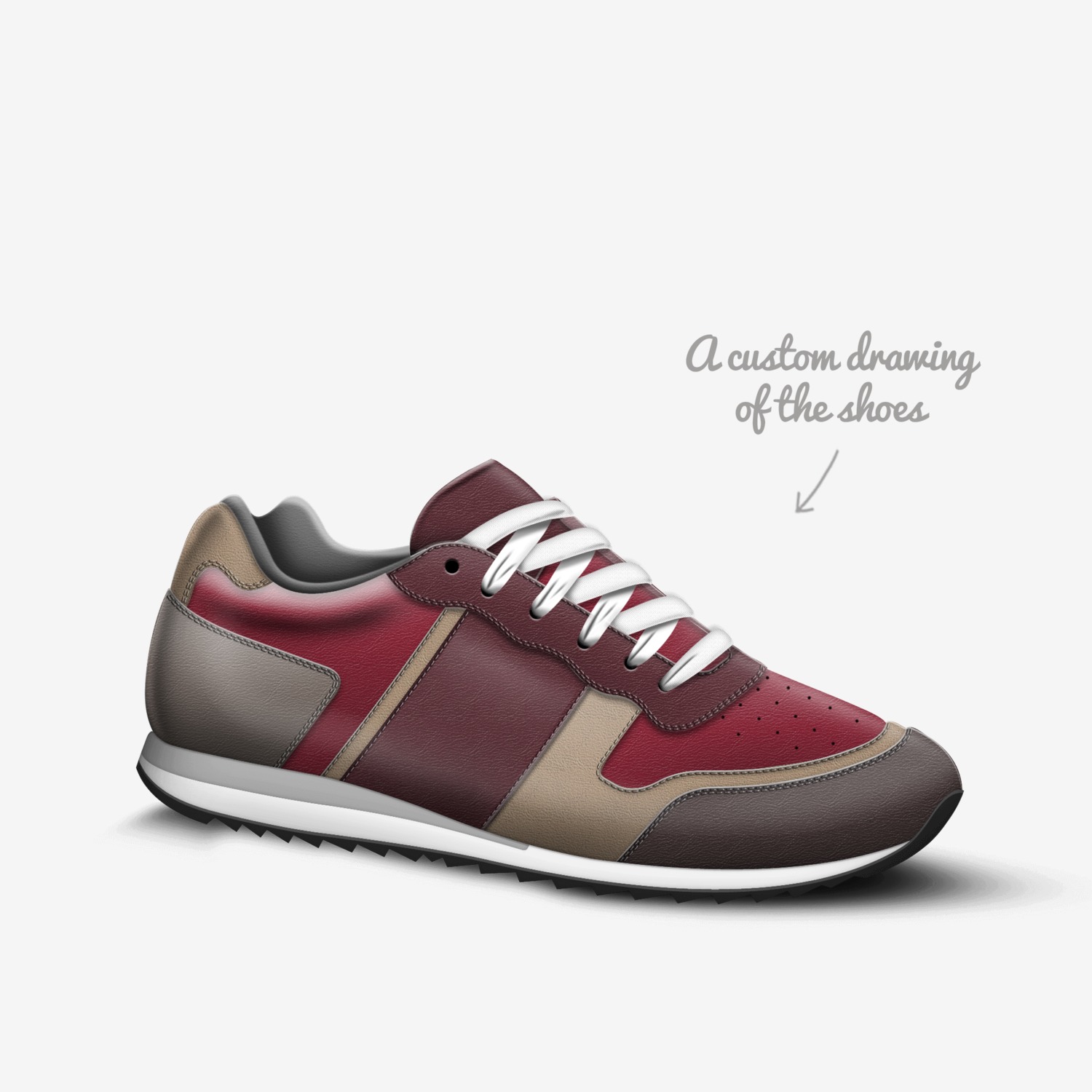 sasas custom made in Italy shoes by Michela Luna Parkle | Sketch view