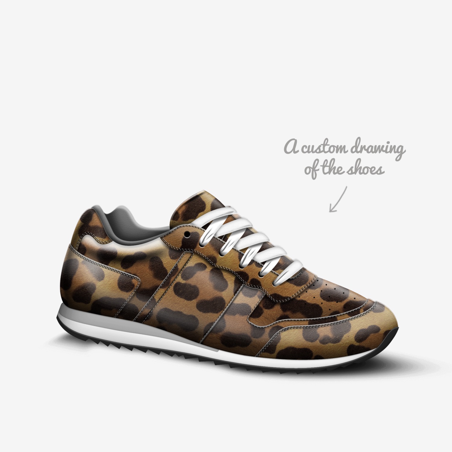 sasas custom made in Italy shoes by Michela Luna Parkle | Sketch view
