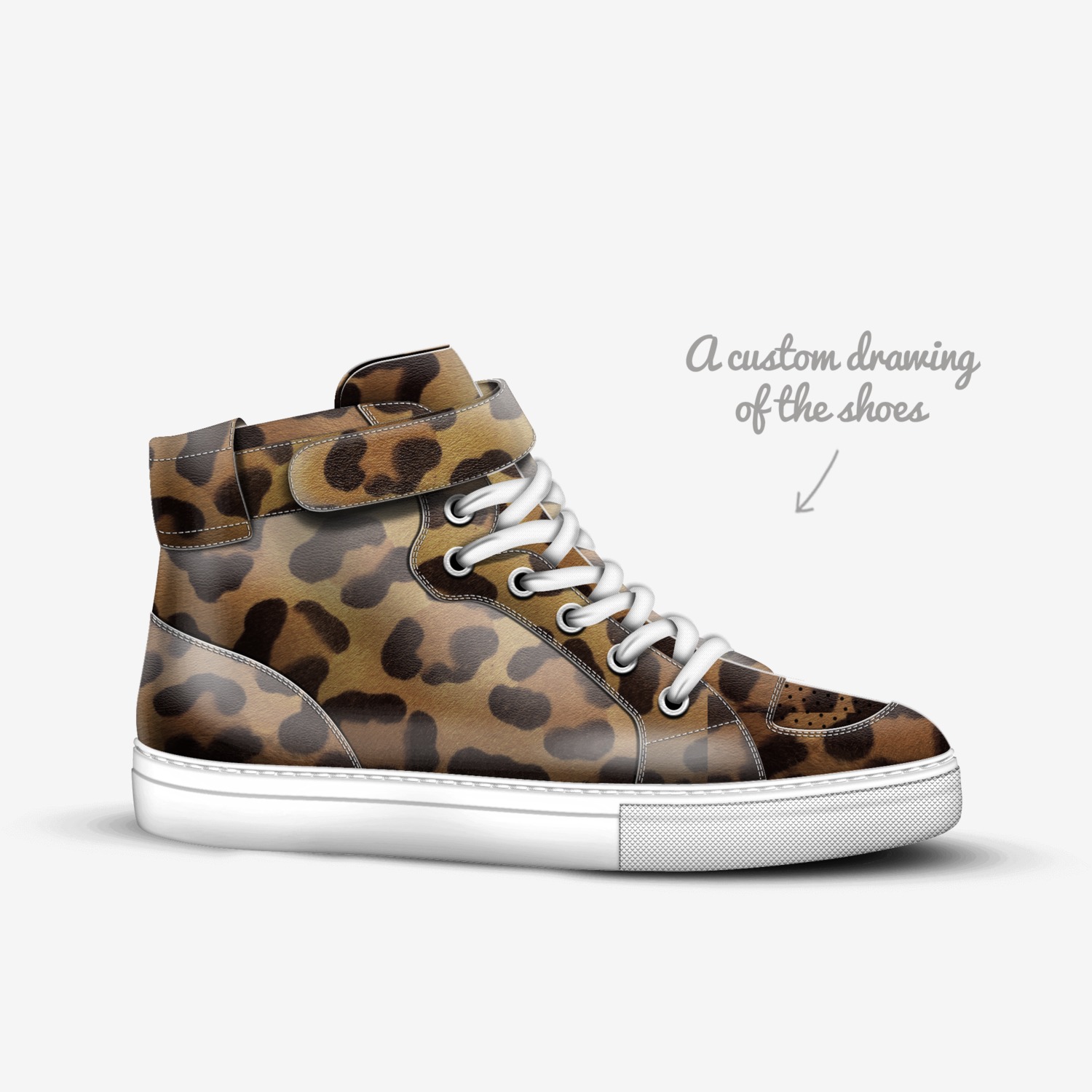 sasas custom made in Italy shoes by Michela Luna Parkle | Sketch view