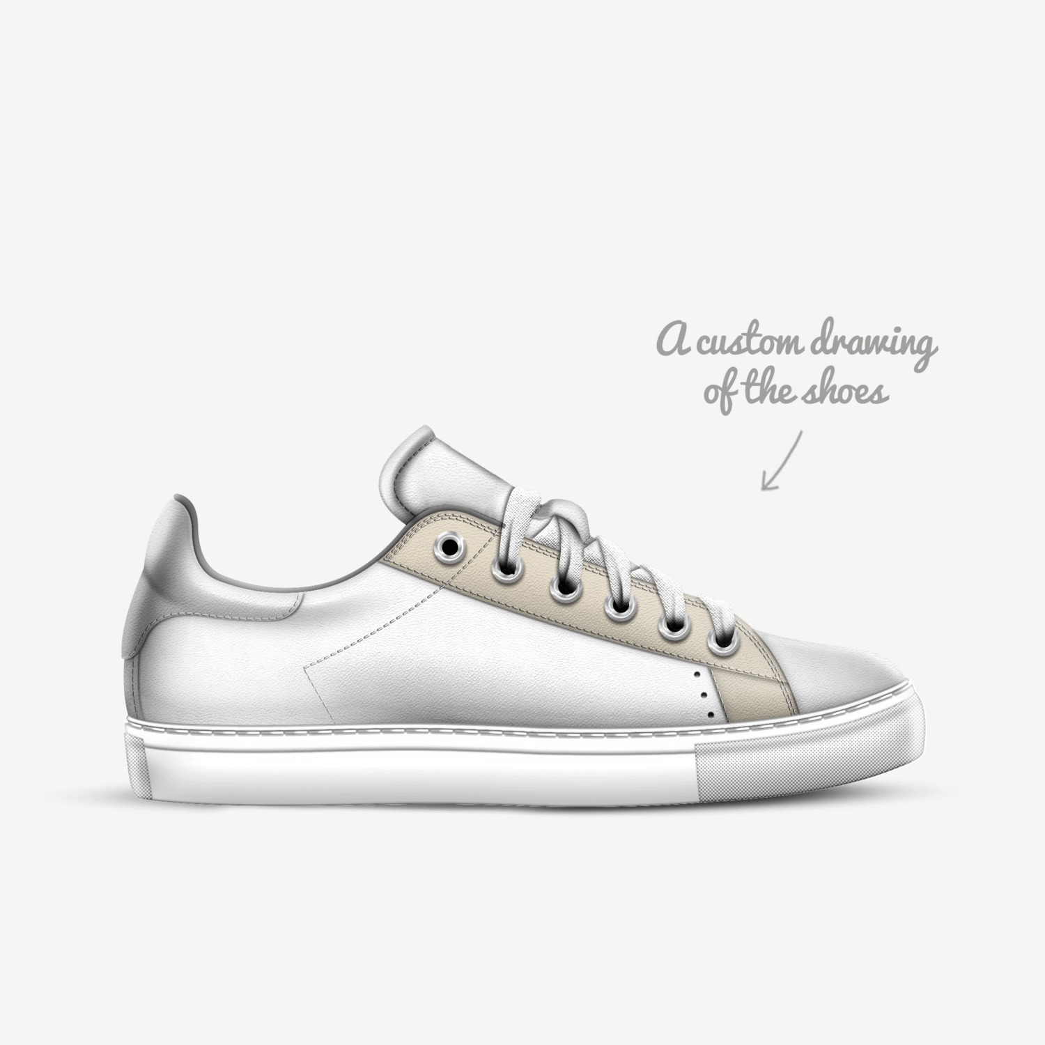 sddsd custom made in Italy shoes by Michela Luna Parkle | Sketch view