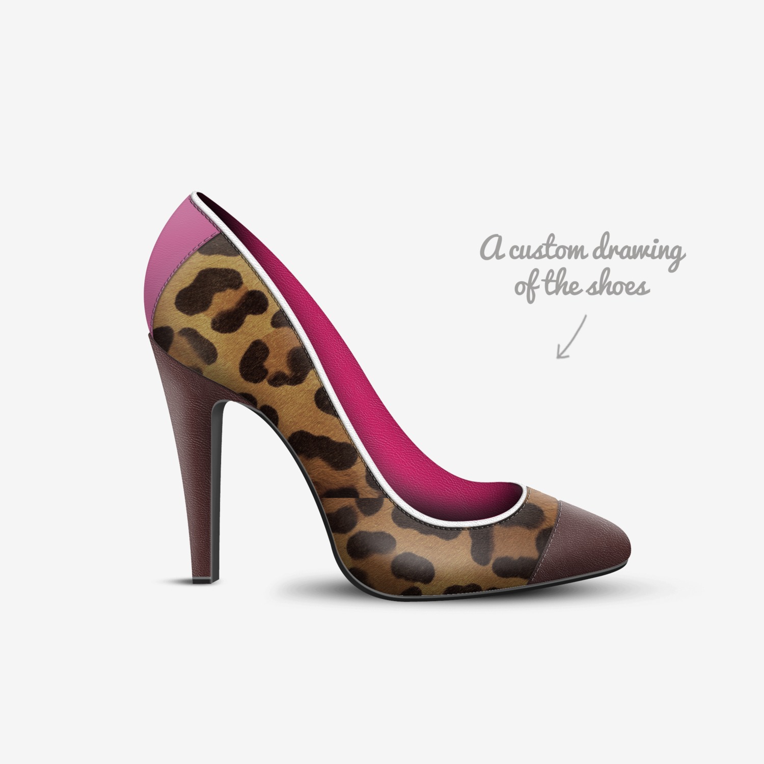 Sggsgzggz custom made in Italy shoes by Michela Luna Parkle | Sketch view