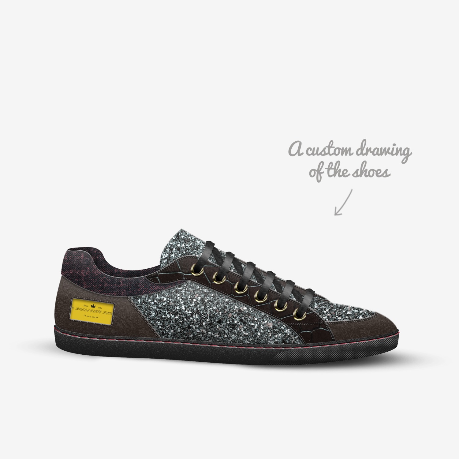 G_RILLA ELITE FLOW custom made in Italy shoes by Dj_ek Da Gorrilla | Sketch view