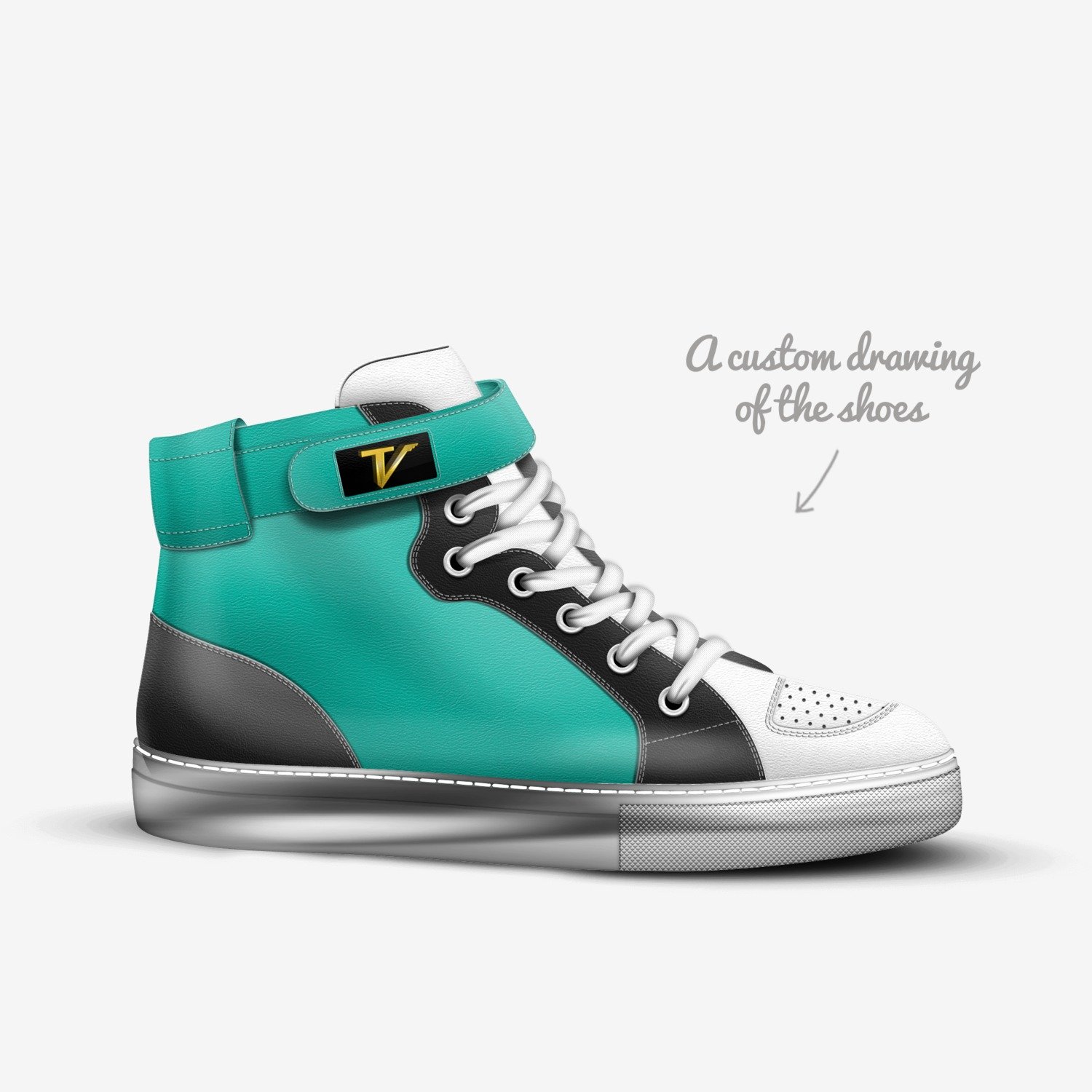 SekkaKama custom made in Italy shoes by Lamont Sanders | Sketch view