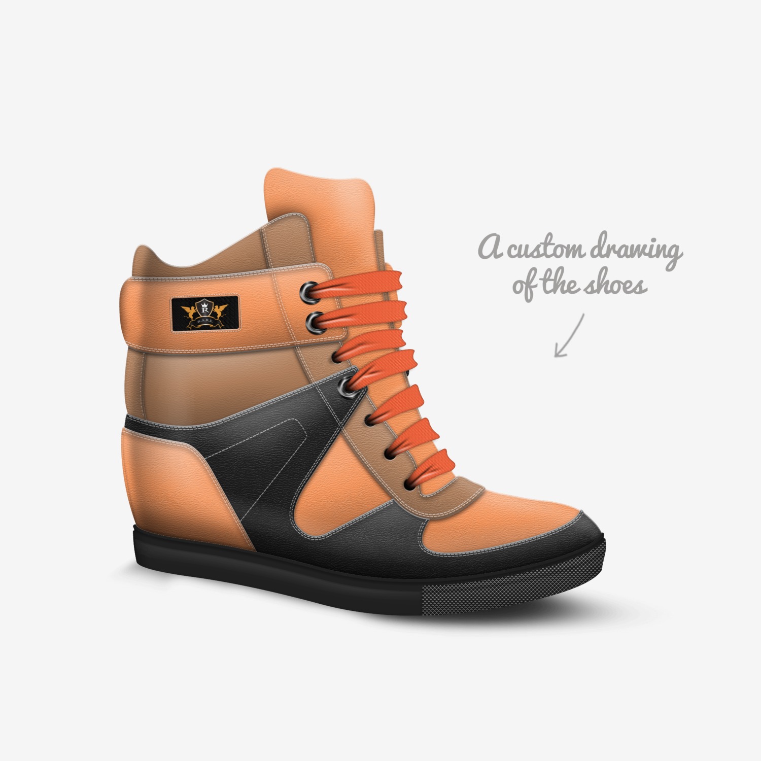 ENVY custom made in Italy shoes by John A. Annan | Sketch view