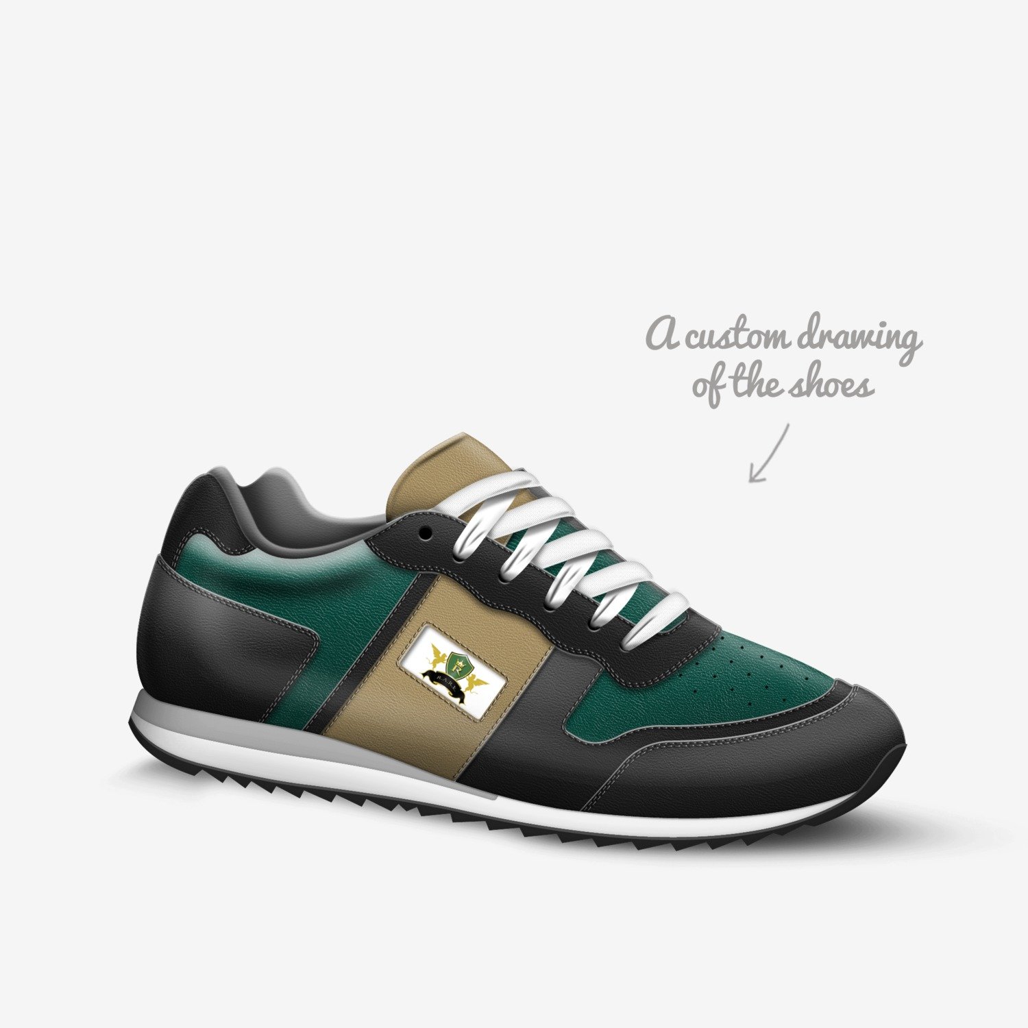 ARGYLE custom made in Italy shoes by John A. Annan | Sketch view