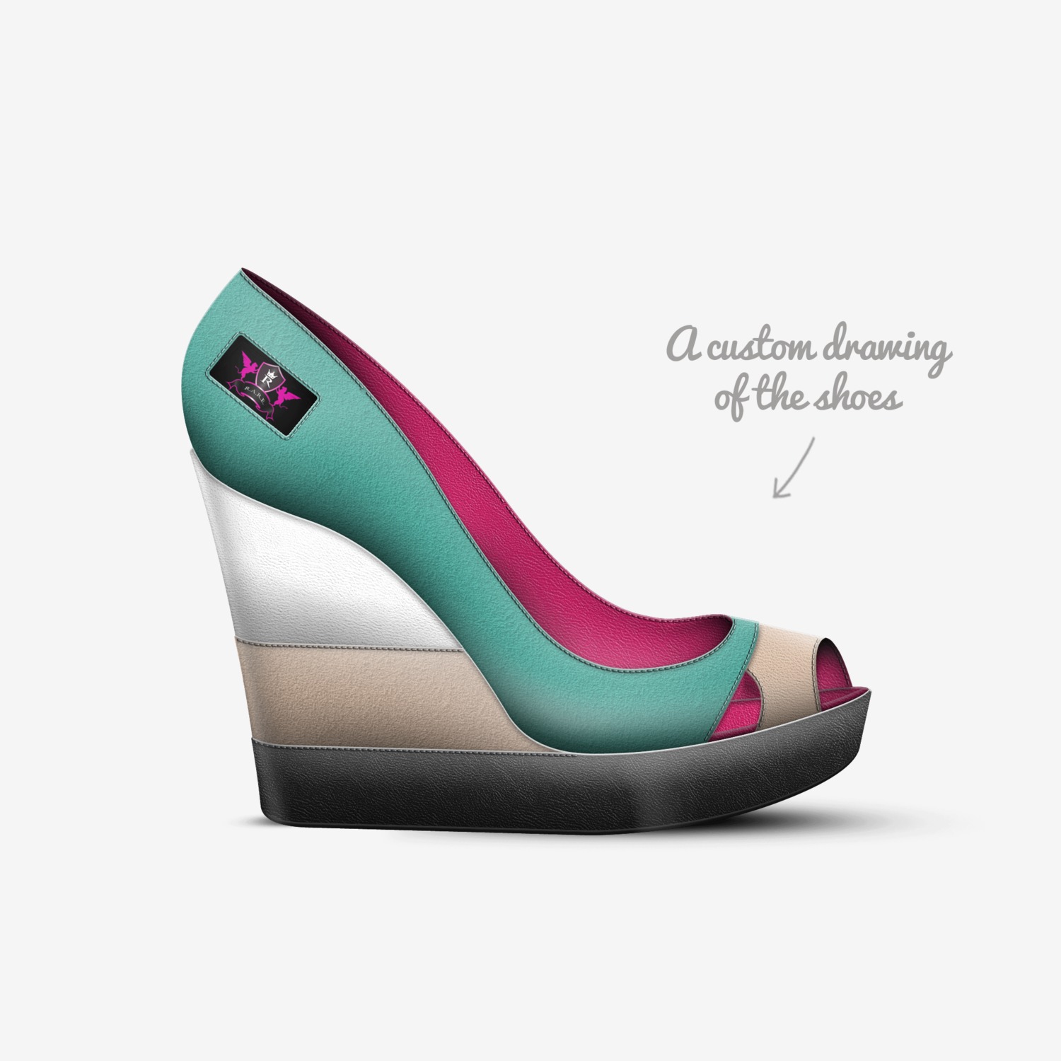 EXOTIC custom made in Italy shoes by John A. Annan | Sketch view