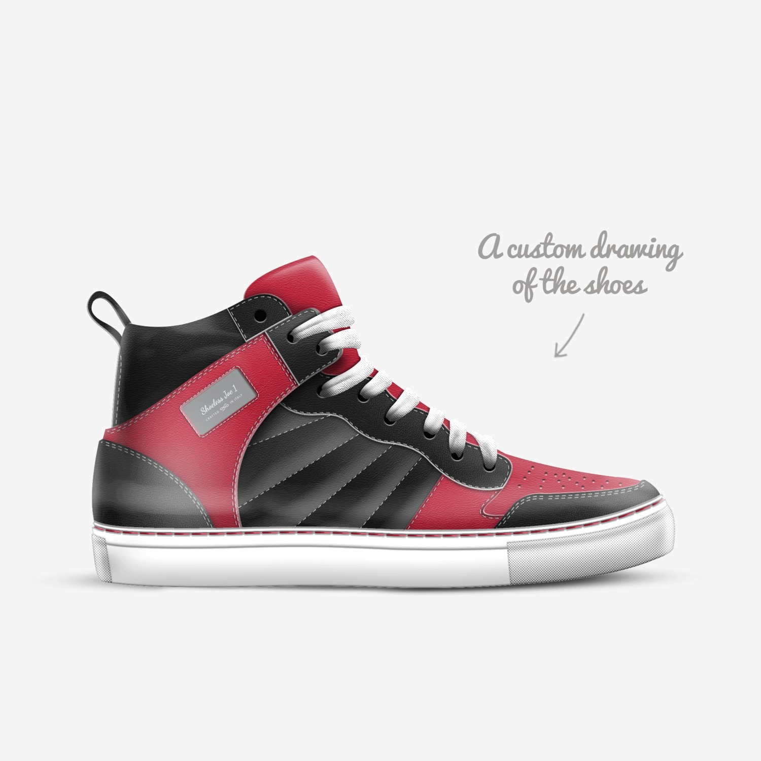 Shoeless Joe 1 custom made in Italy shoes by Jordan Miller | Sketch view