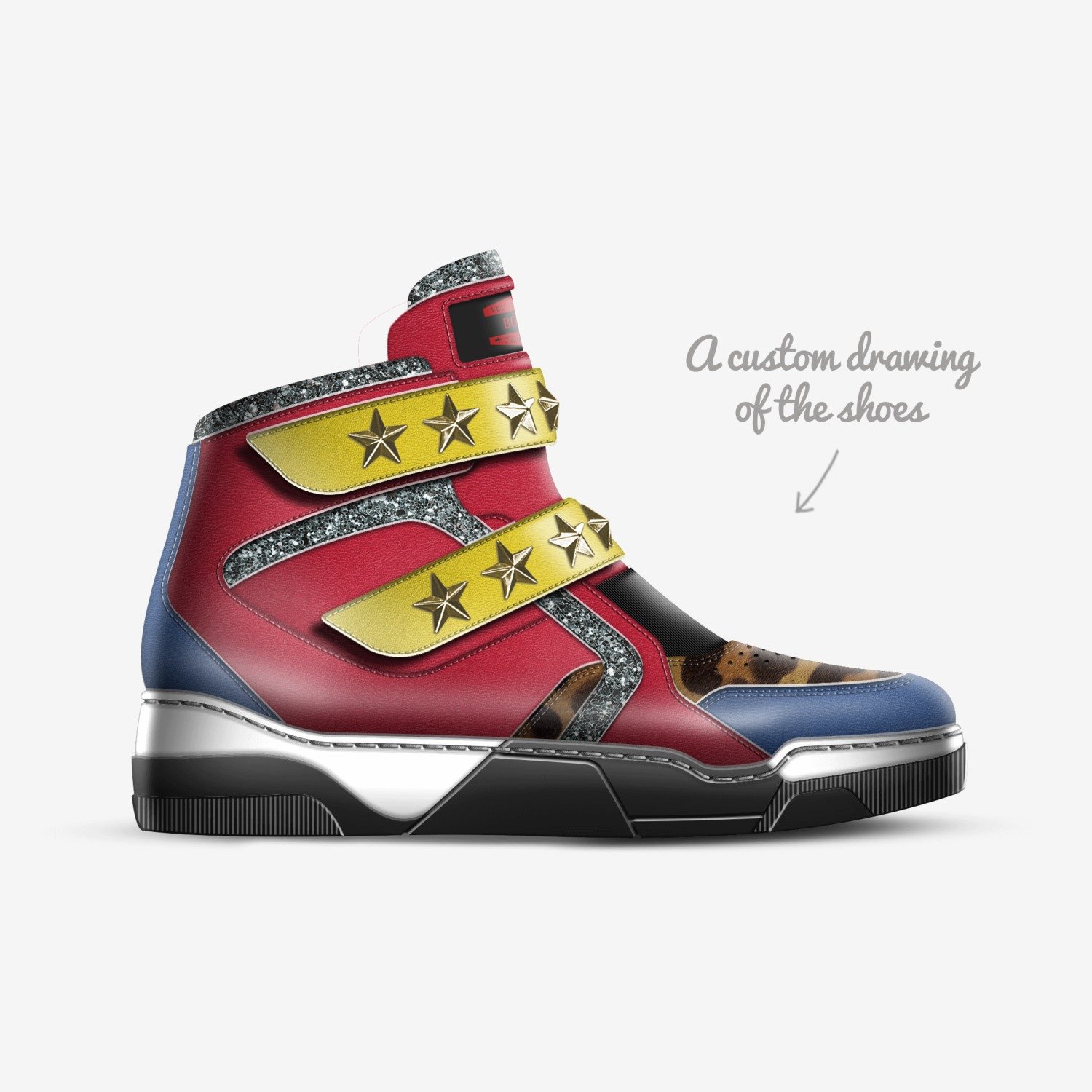 BOLO custom made in Italy shoes by Michael Bolwaire | Sketch view
