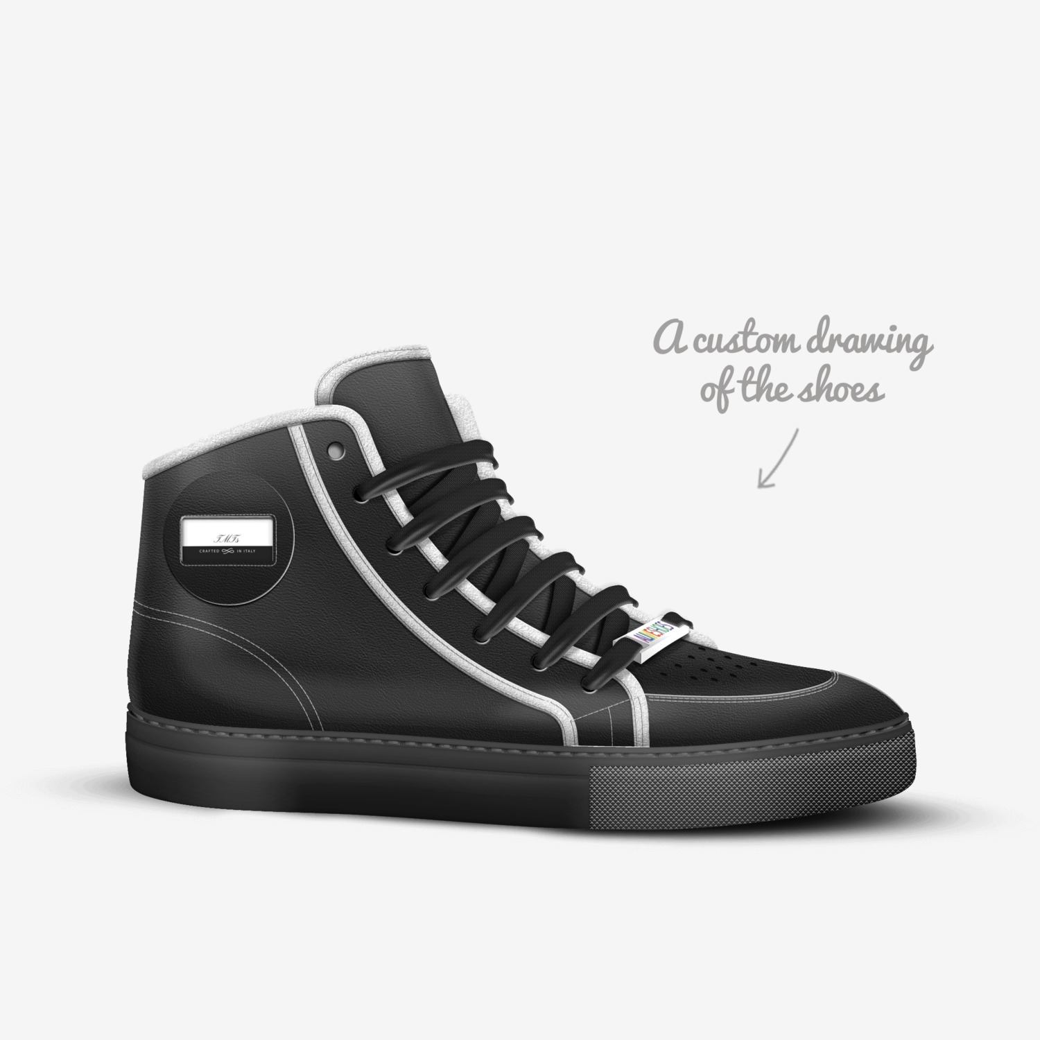 TMTs custom made in Italy shoes by Thomas Taylor | Sketch view
