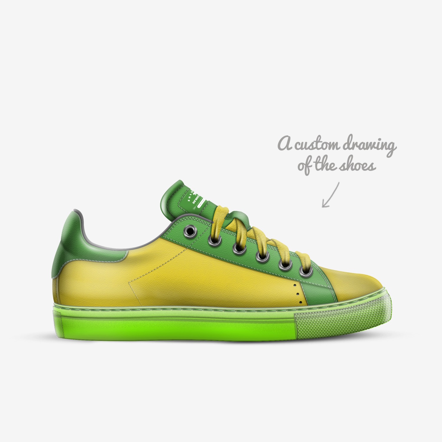 De'Nice Stylz custom made in Italy shoes by Natasha Robinson | Sketch view