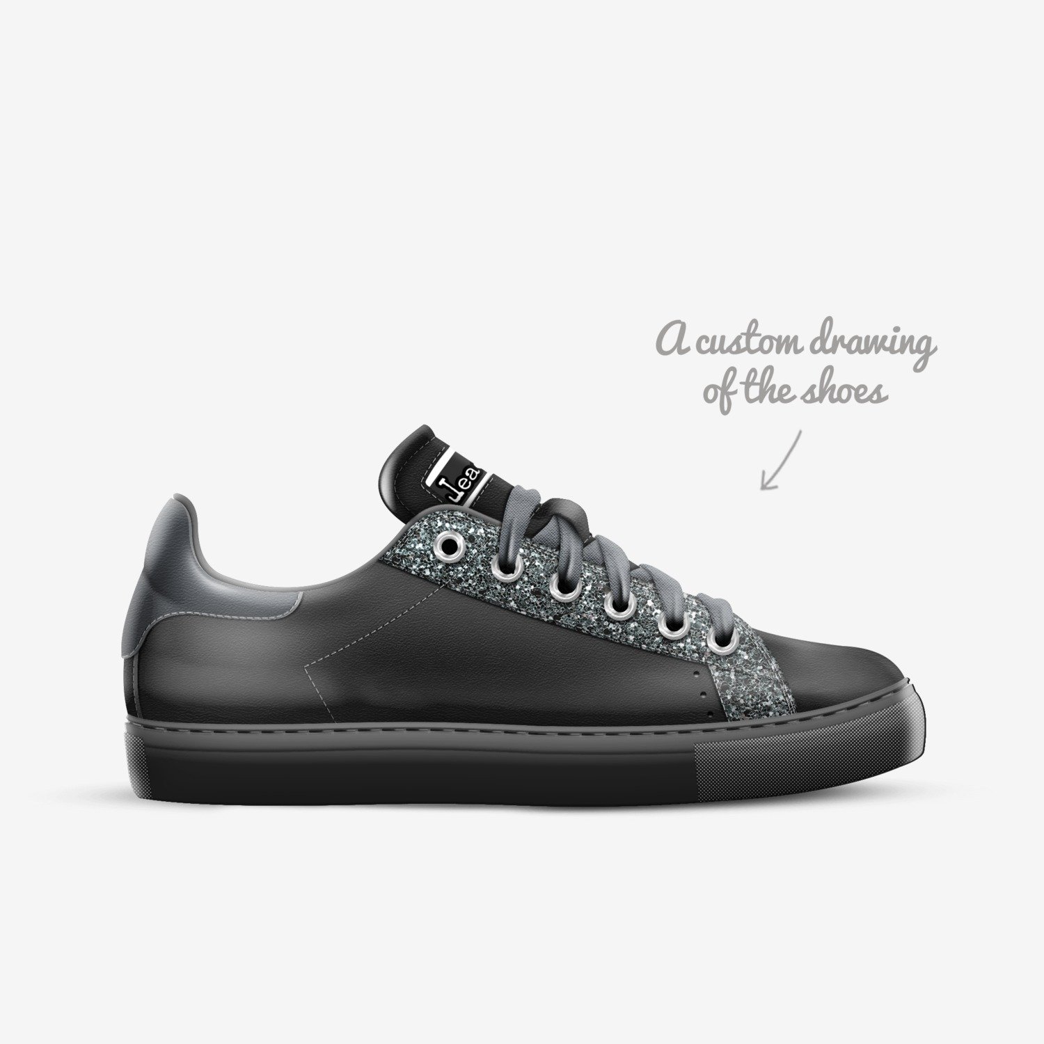 Leaders custom made in Italy shoes by Joshua Fuller | Sketch view