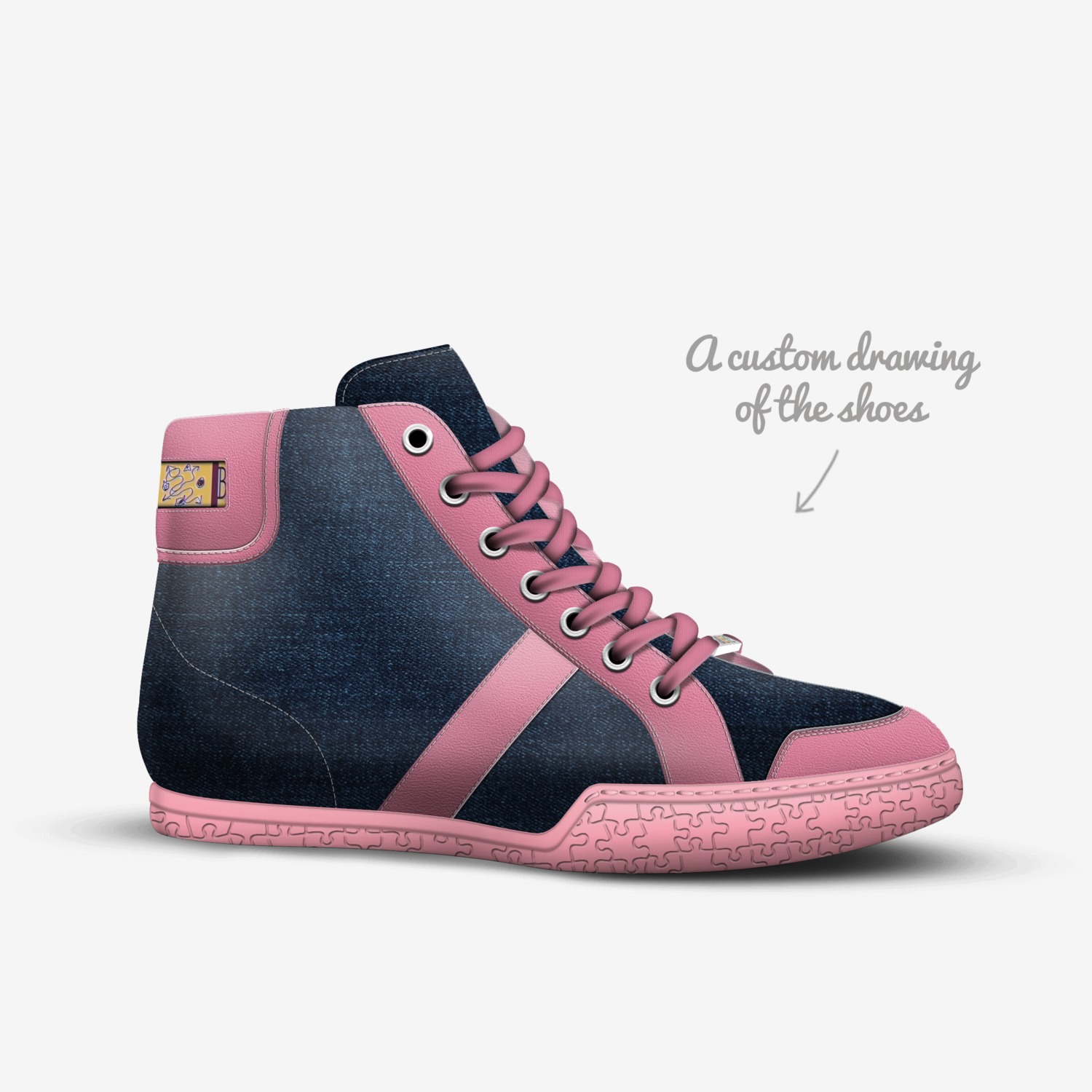 The Star Strap  custom made in Italy shoes by Joshua Fuller | Sketch view