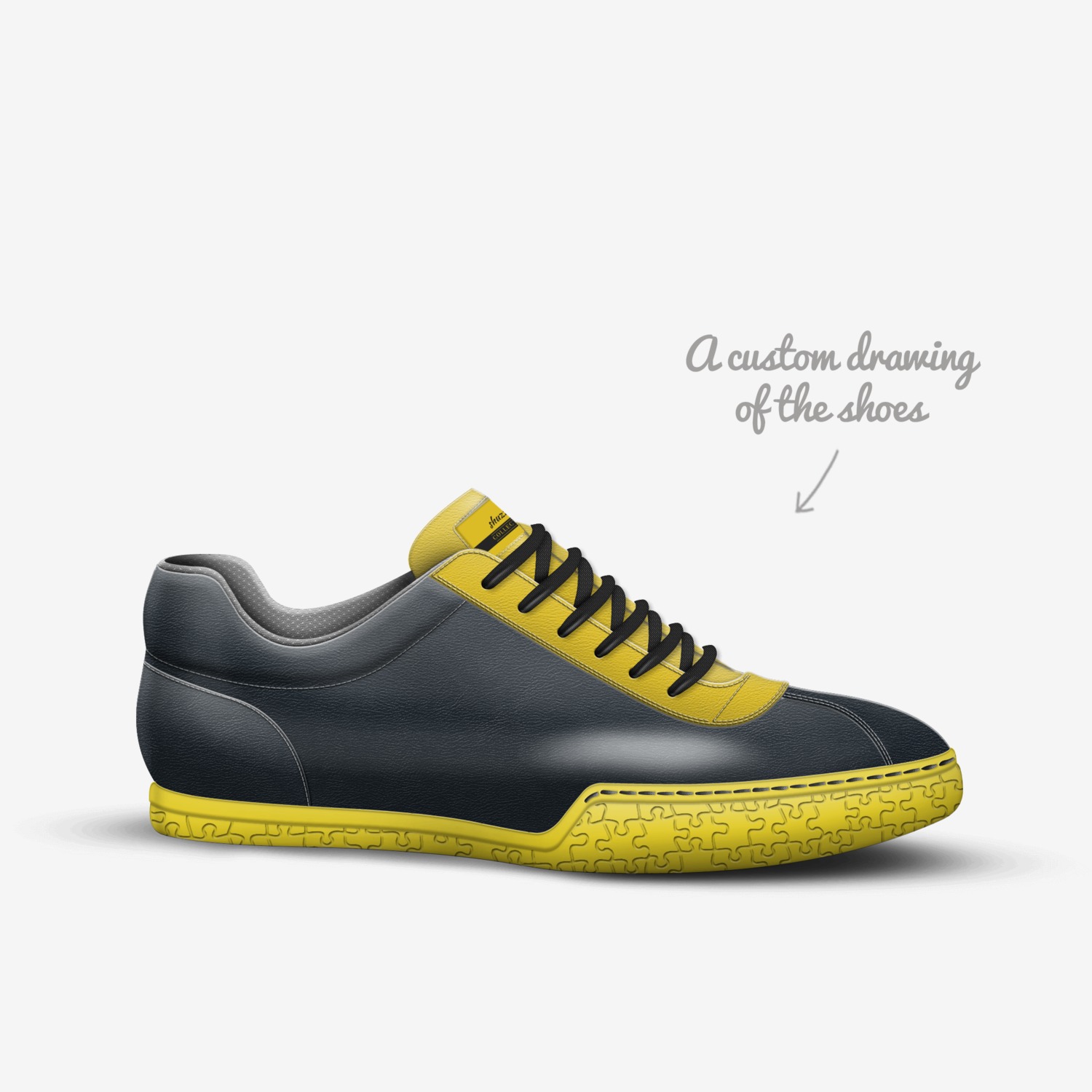 shuzzy custom made in Italy shoes by Петър Иванов | Sketch view