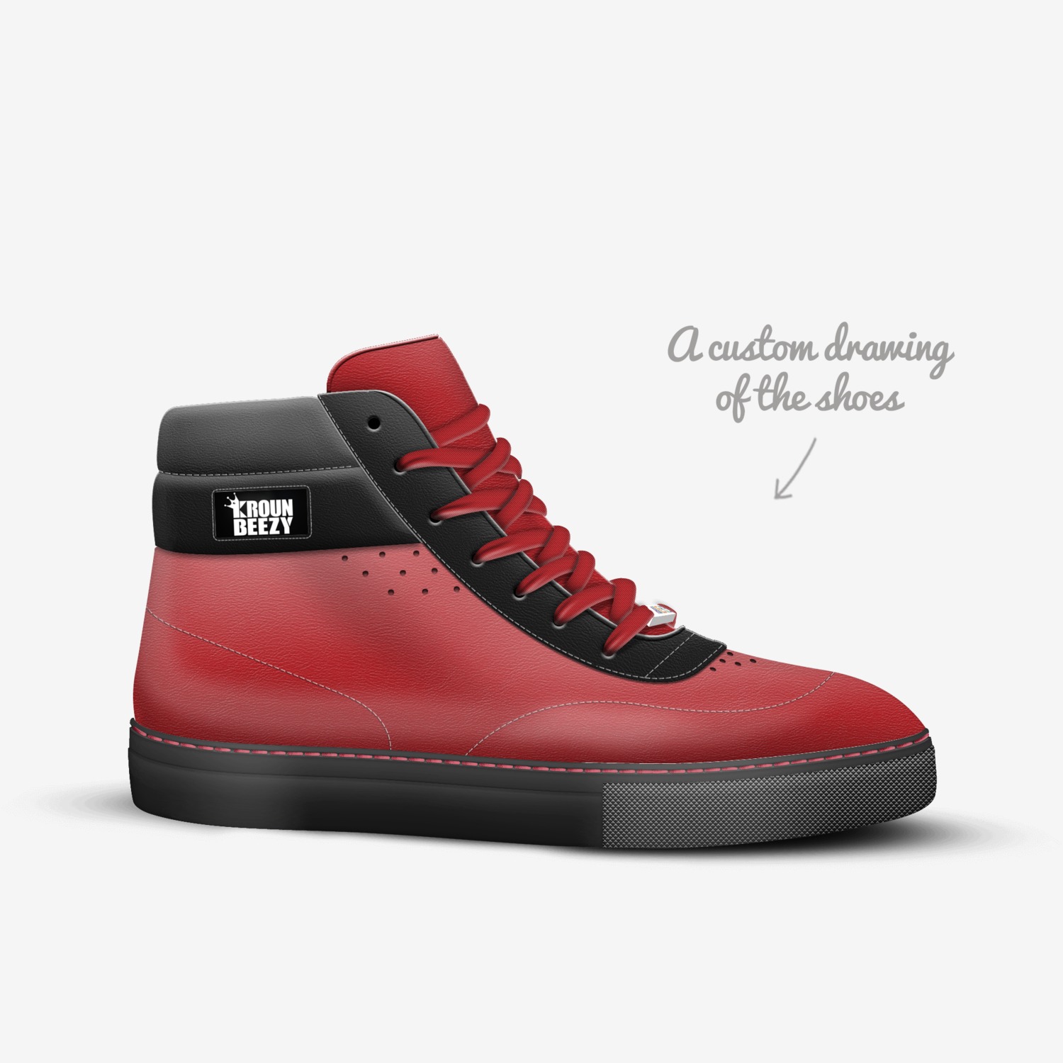 The Krouns custom made in Italy shoes by Ryan Colson | Sketch view