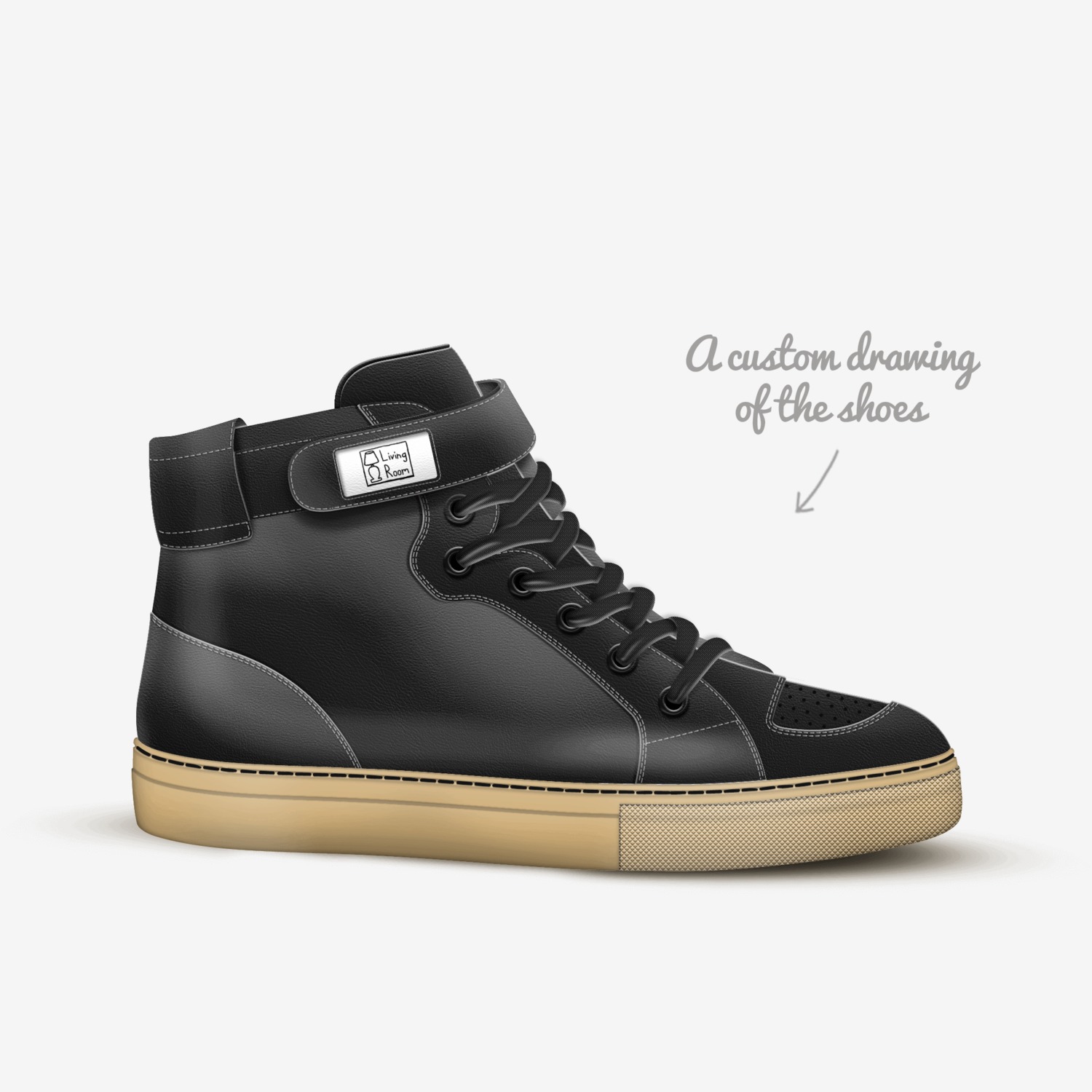 Champs custom made in Italy shoes by Will Schreitz | Sketch view