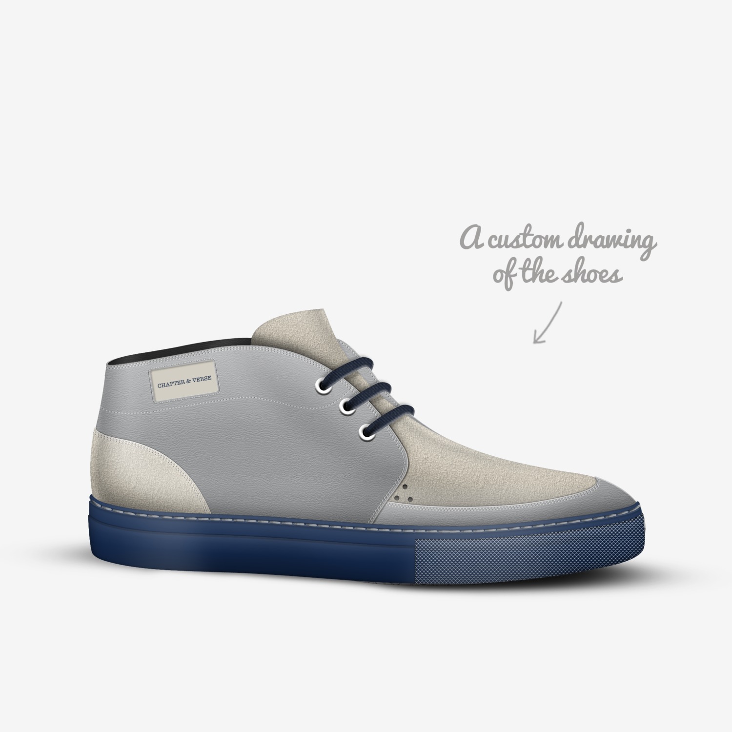 CHAPTER & VERSE_agency custom made in Italy shoes by Agency Aliveshoes | Sketch view