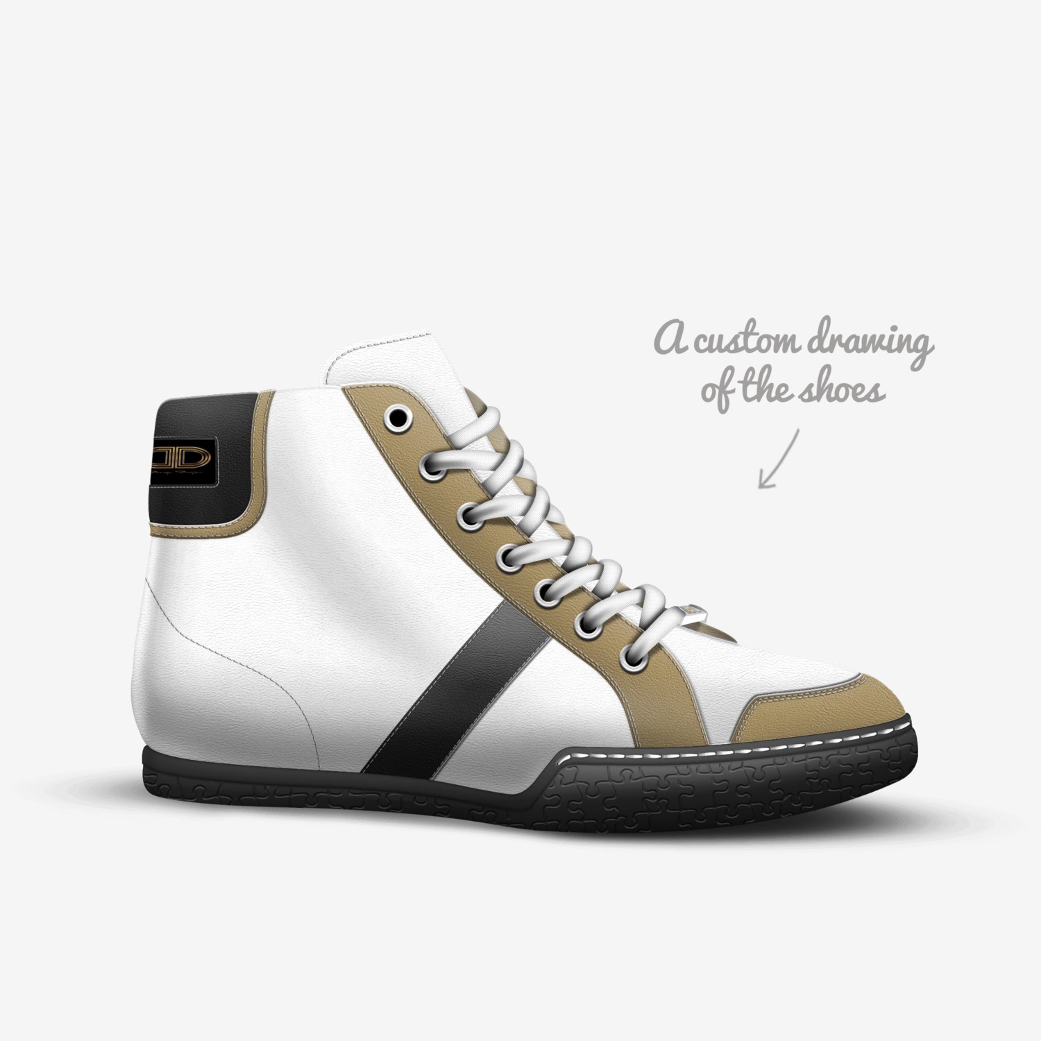 devoy devoy desing custom made in Italy shoes by Bruce Lee | Sketch view