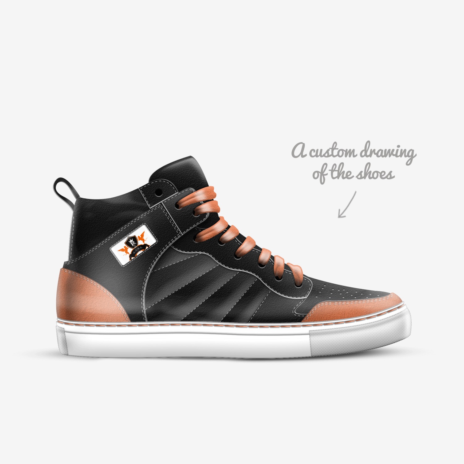 ENVIOUS custom made in Italy shoes by John A. Annan | Sketch view