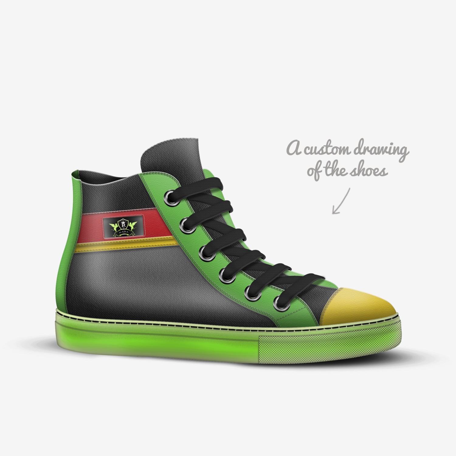 KINGSTON II custom made in Italy shoes by John A. Annan | Sketch view