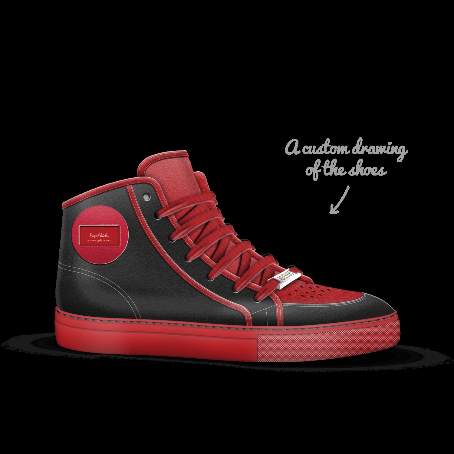 Royal kicks shoes top
