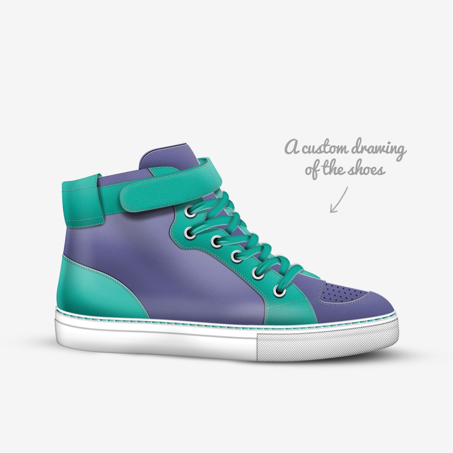 StandHigh custom made in Italy shoes by L Love | Sketch view