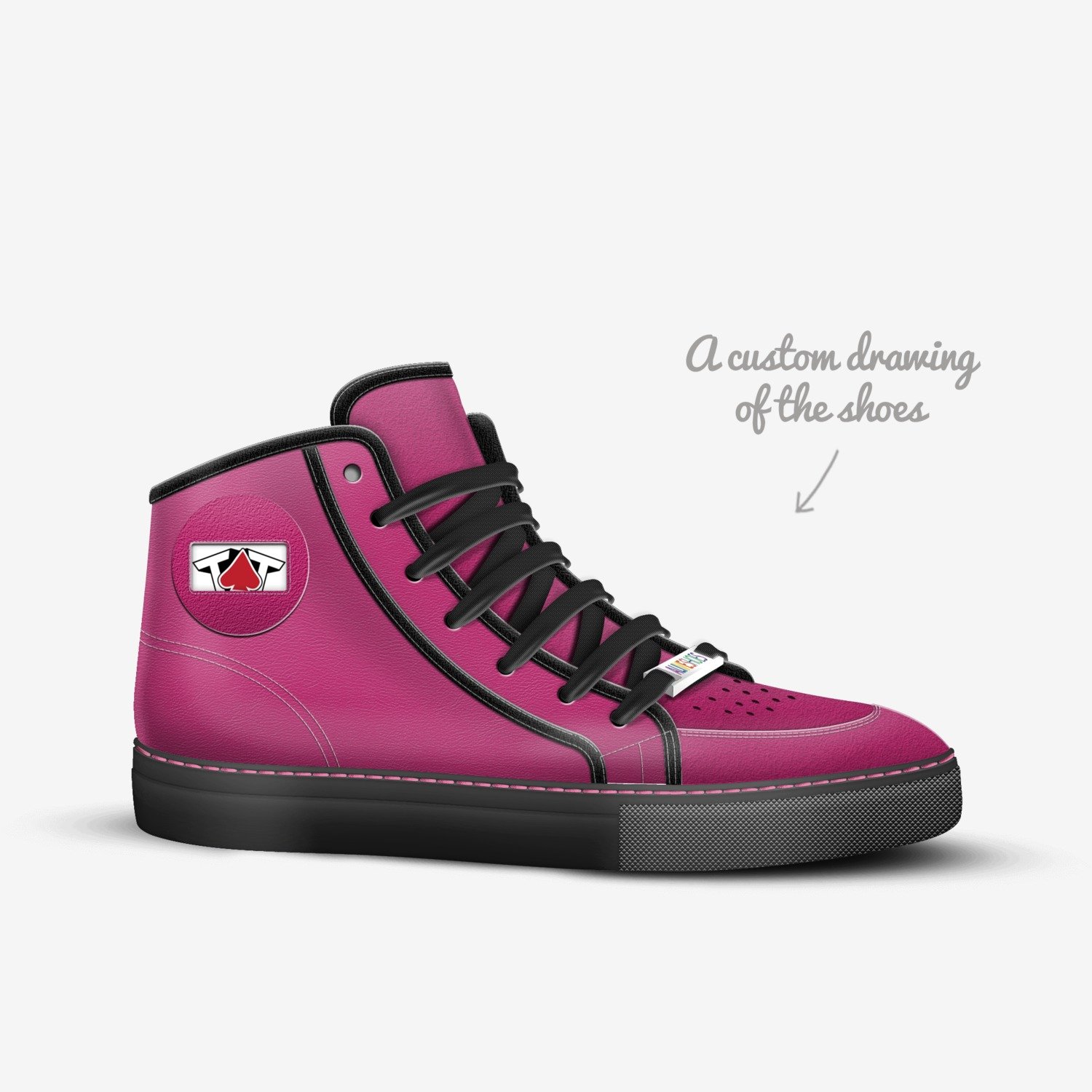 darlick  custom made in Italy shoes by Mcfarland Darling | Sketch view